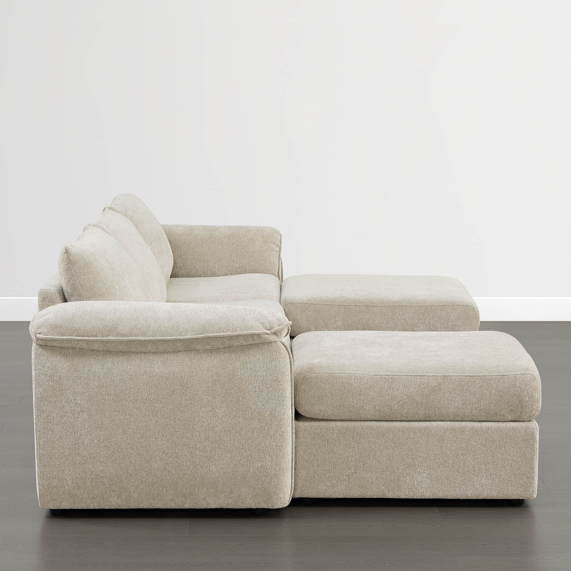 Maisie 5-seat Modular Sofa with Storage Ottoman - Image 5