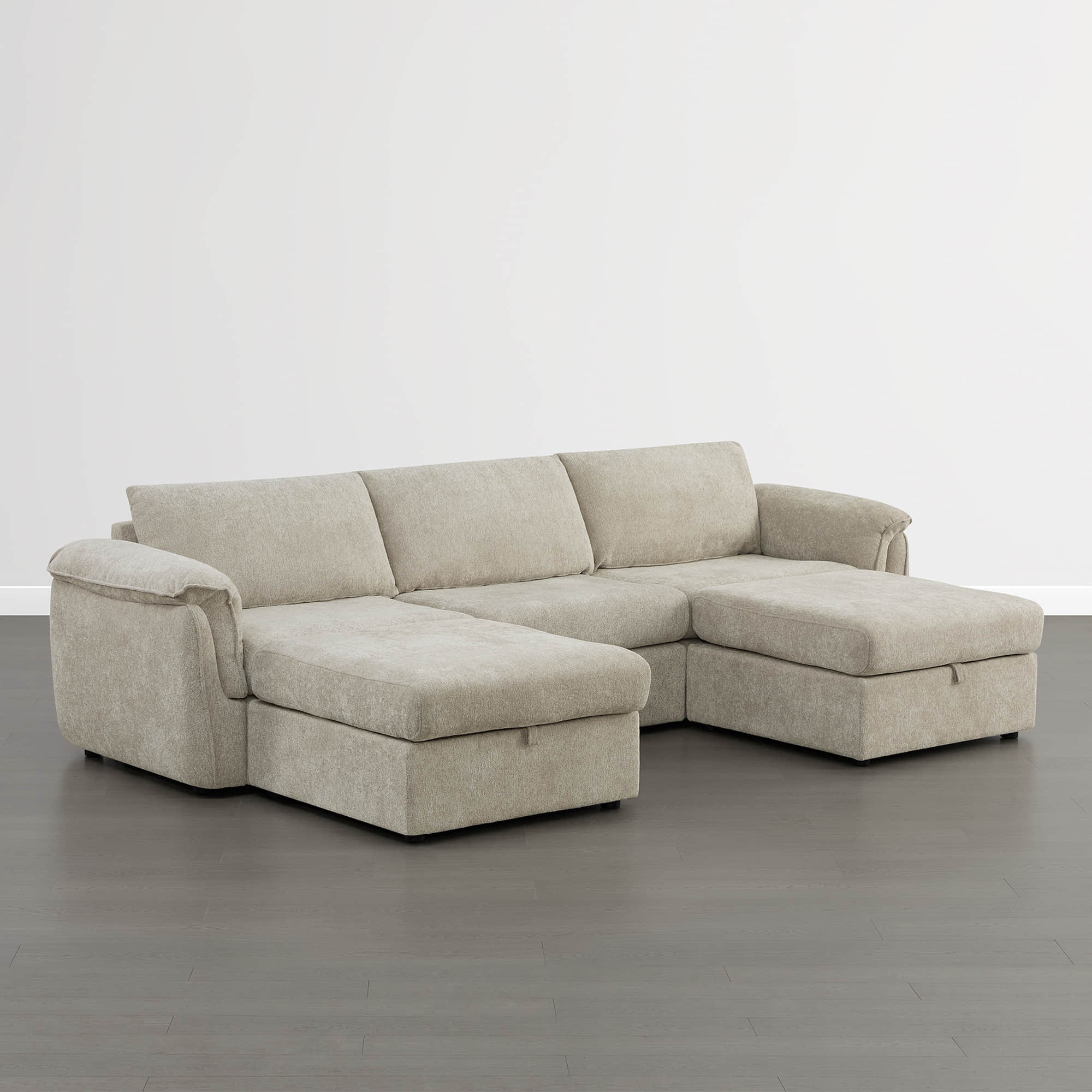 Maisie 5-seat Modular Sofa with Storage Ottoman - Image 6