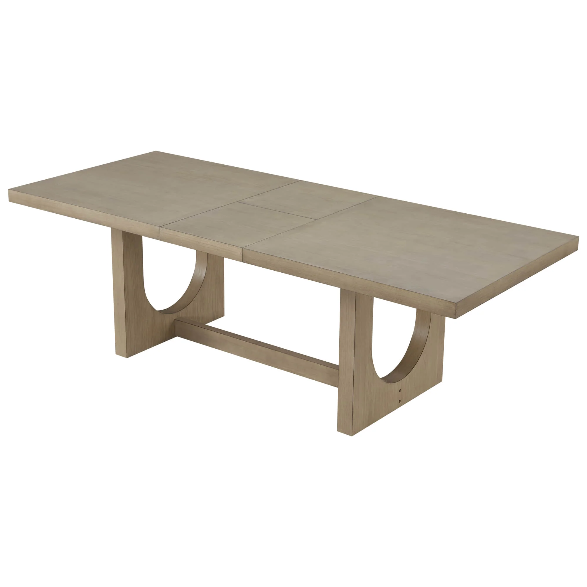 Margie U-Shaped Wood Extendable Dining Table, 78"-95.9" - Image 21