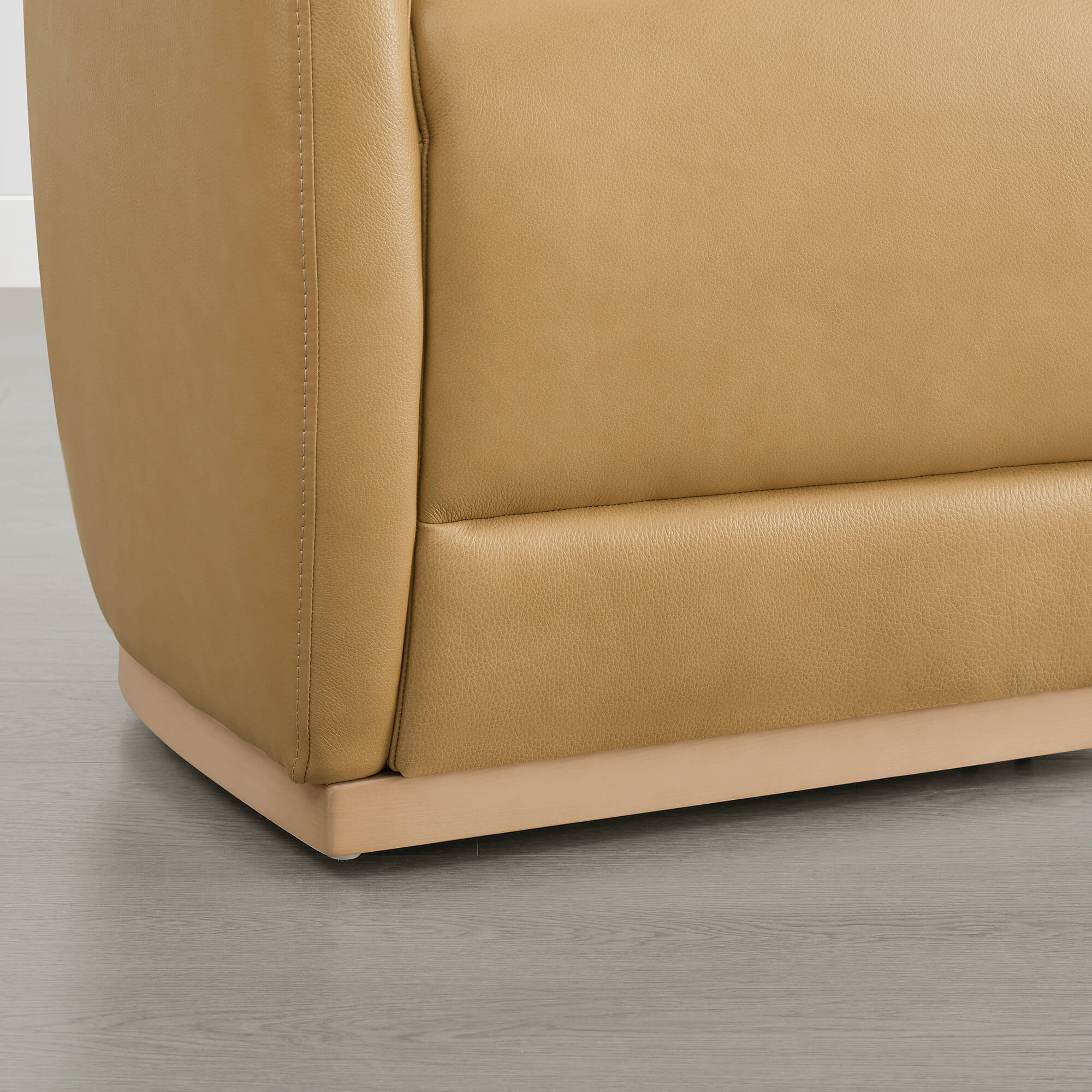 Mateo Curved Genuine Leather Rolling Dining Chair (Set of 2) - Image 32