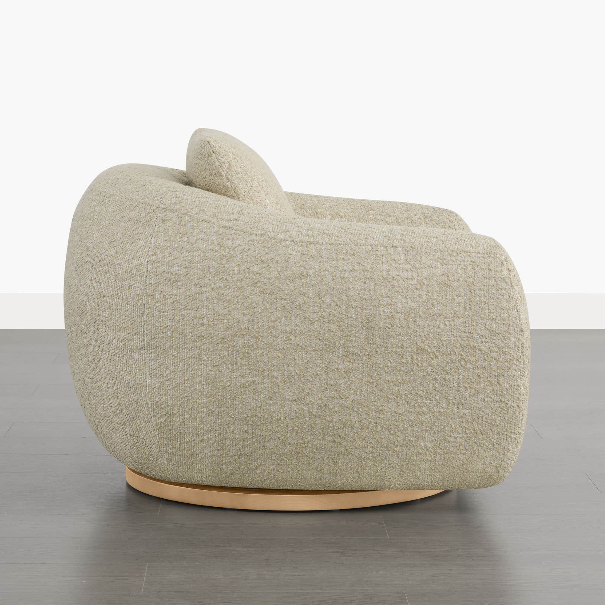 Mateo Modern Genuine Leather Swivel Accent Chair - Image 33