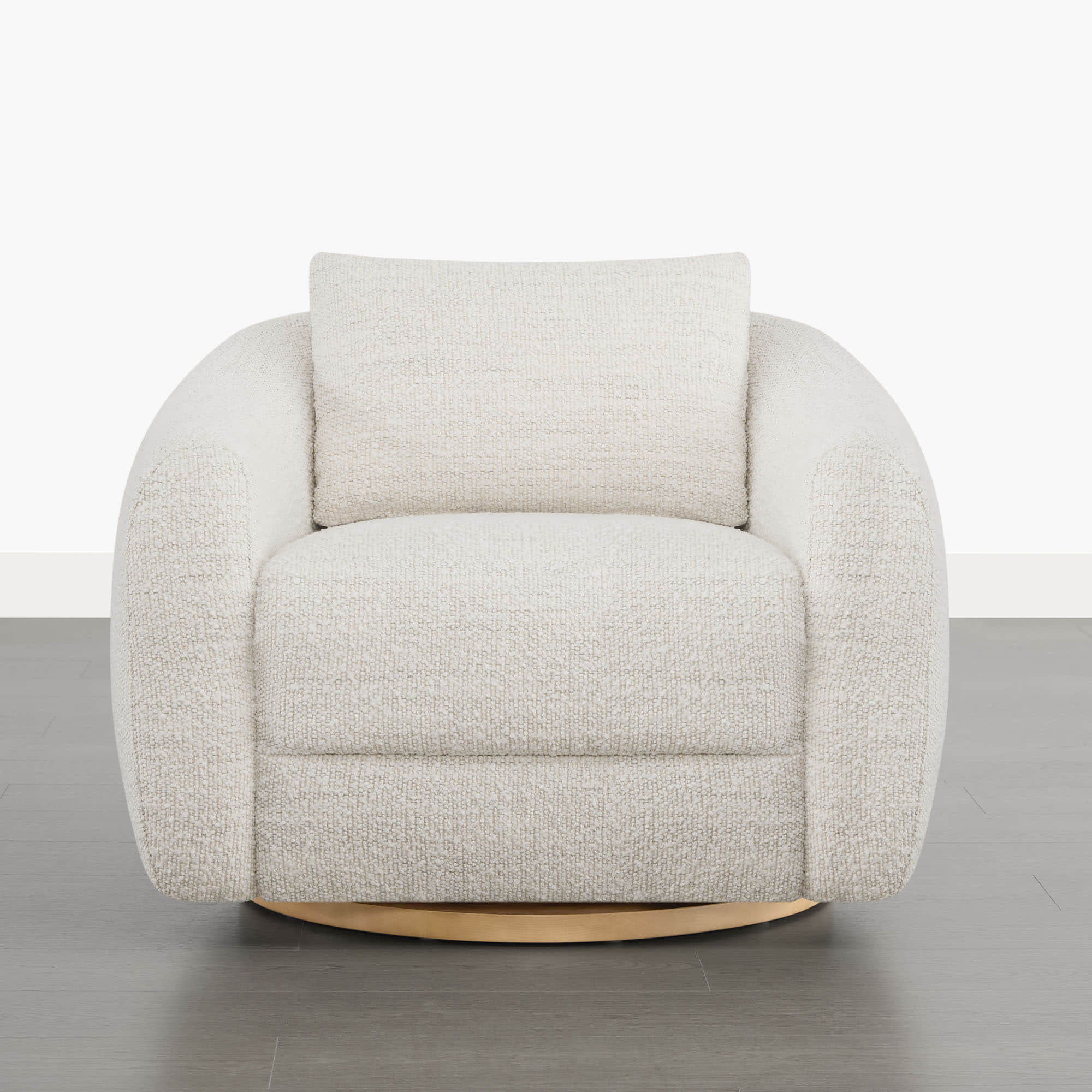 Mateo Modern Genuine Leather Swivel Accent Chair - Image 36