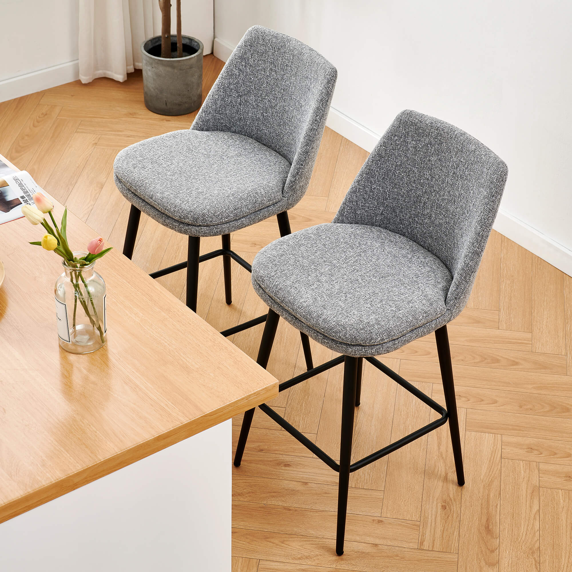 Eli Swivel Bar & Counter Stool - Image 21