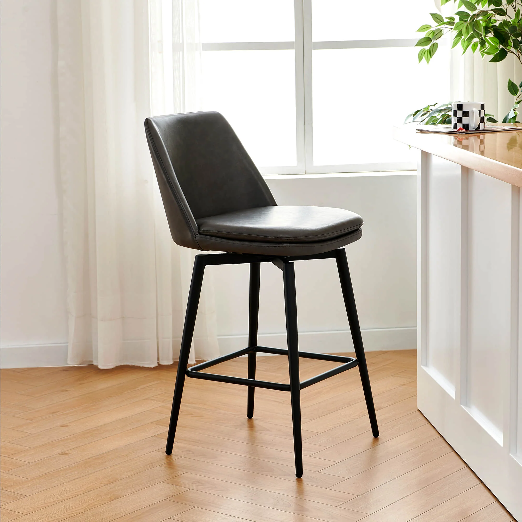 Eli Swivel Bar & Counter Stool - Image 57