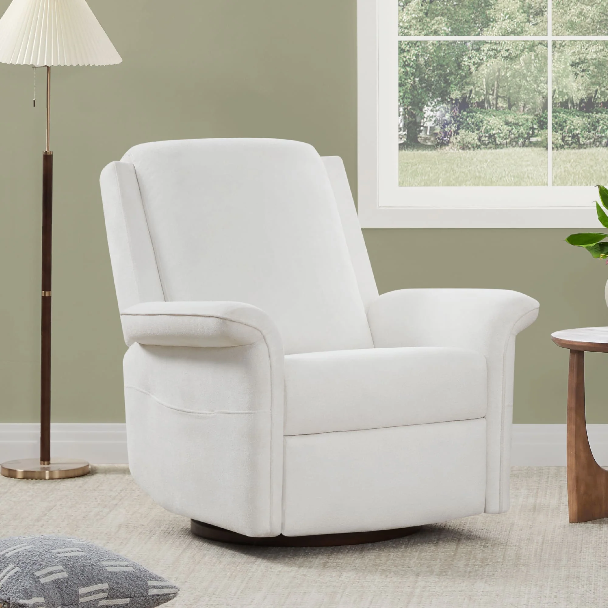 Mila Power Swivel Nursery Glider Recliner - Image 41