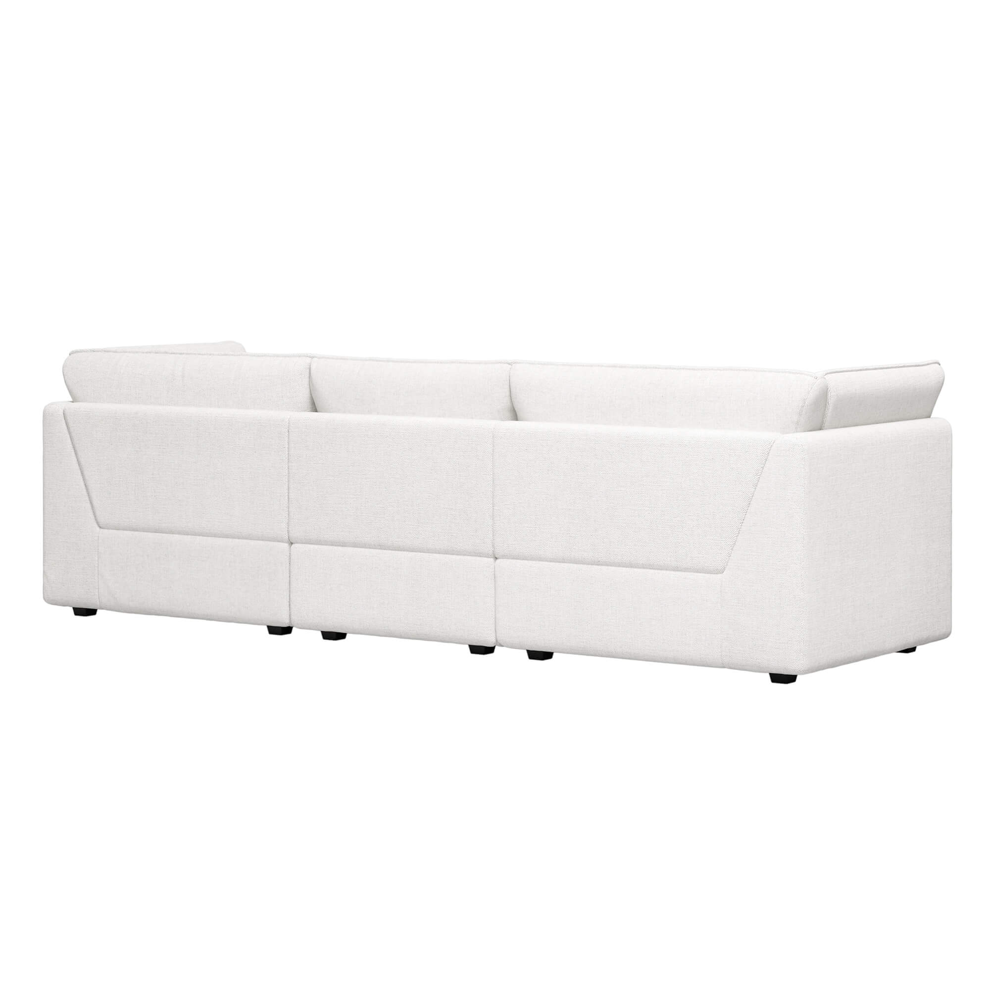 Miller 4-Seater Modern Sofa with Flared Arms - Image 6