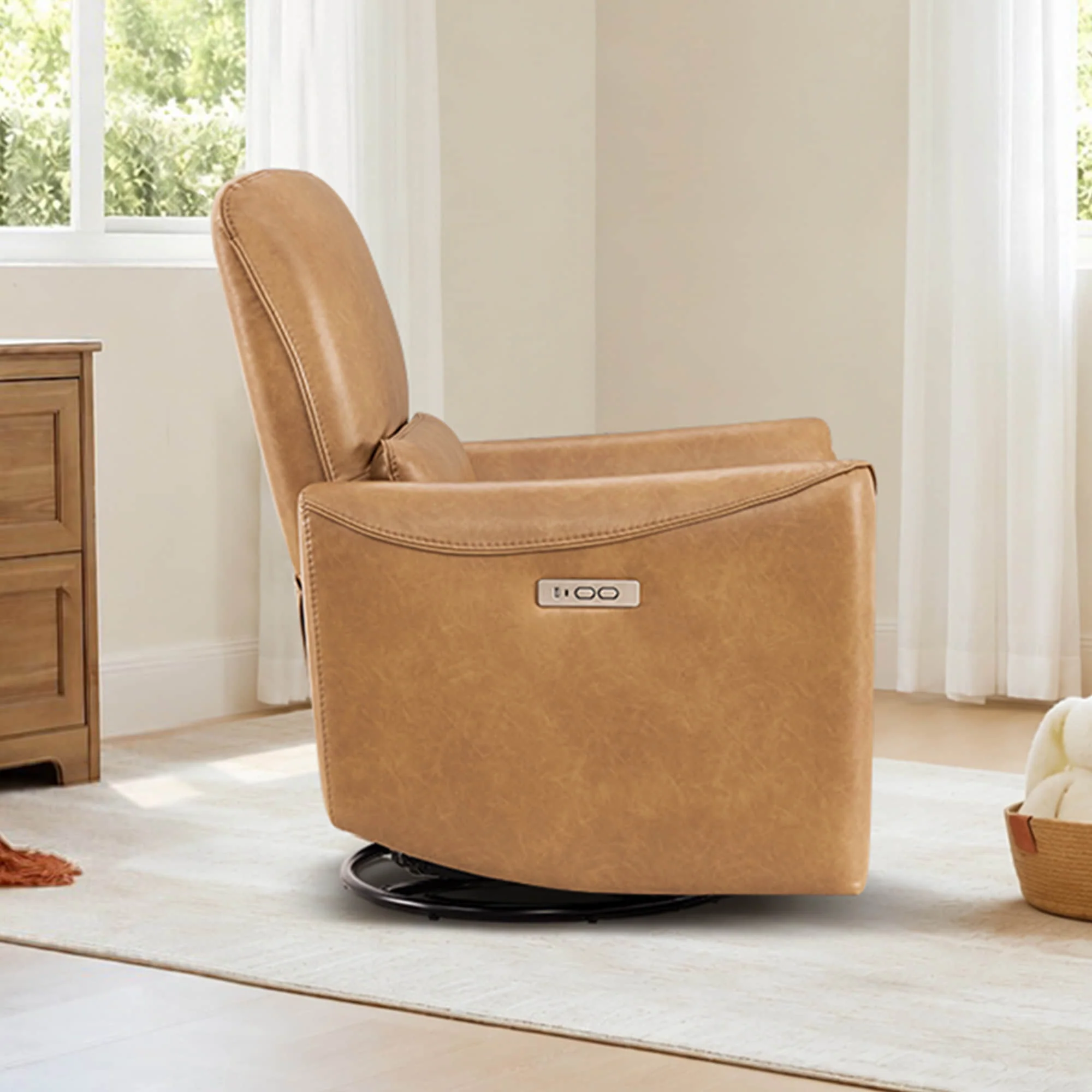 Tracee Modern Power Swivel Glider Recliner - Image 206