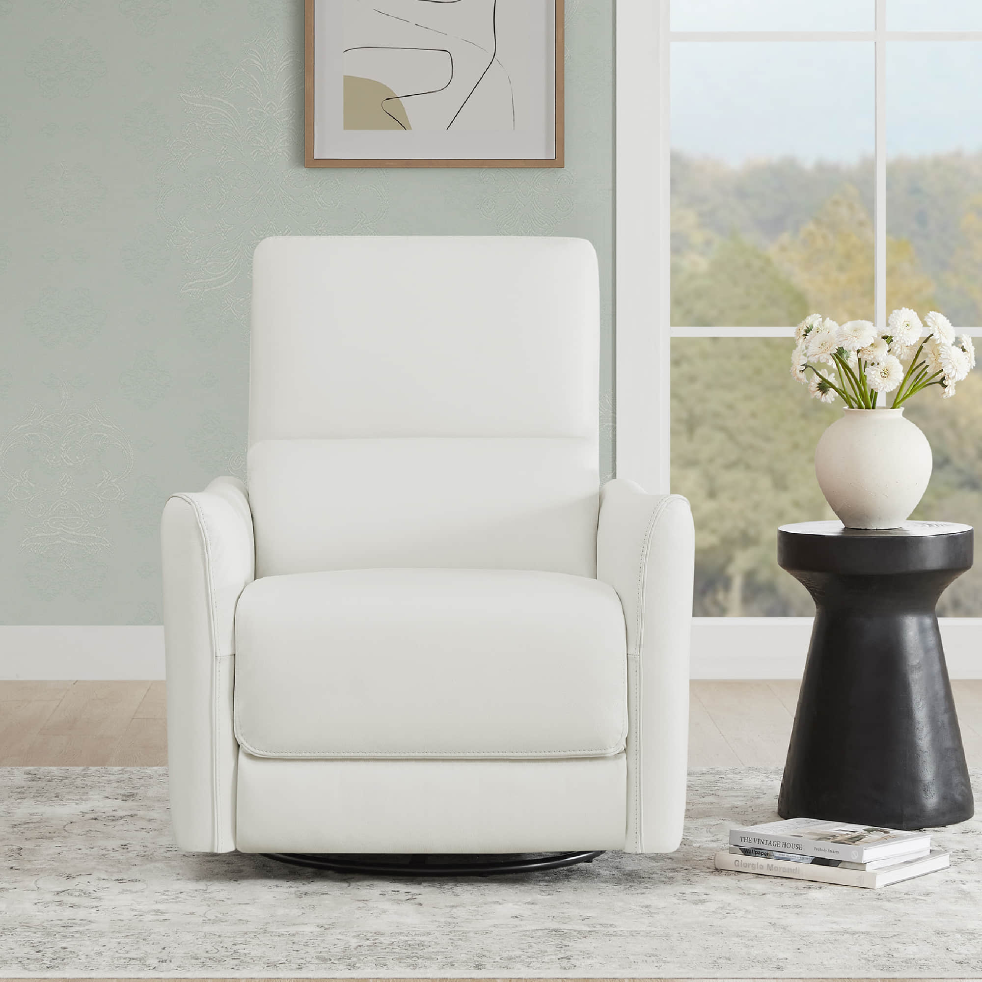 Tracee Modern Power Swivel Glider Recliner - Image 42