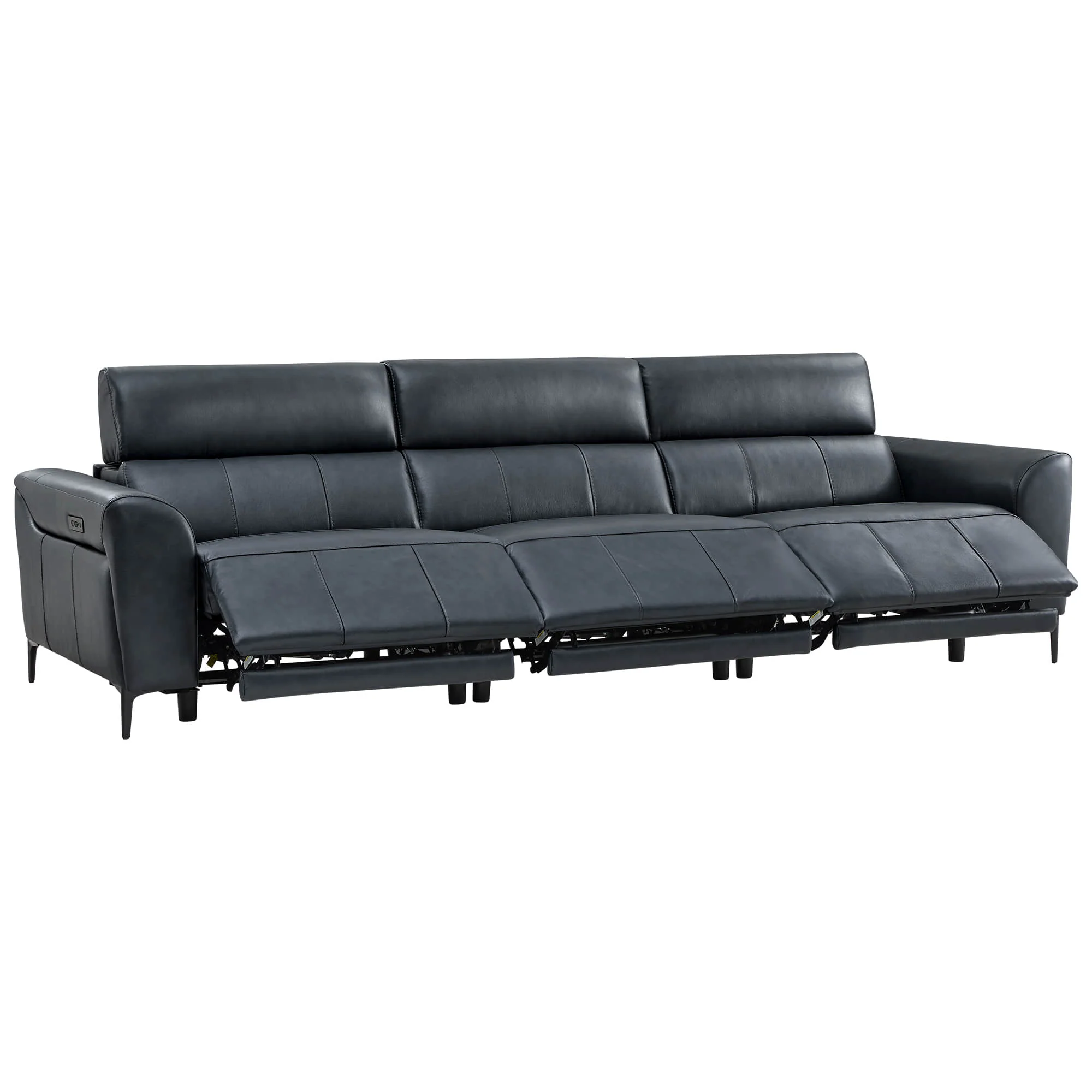 Murphy Premium Dual-Motor Genuine Leather Zero-Wall Power Reclining Sofa - Image 34