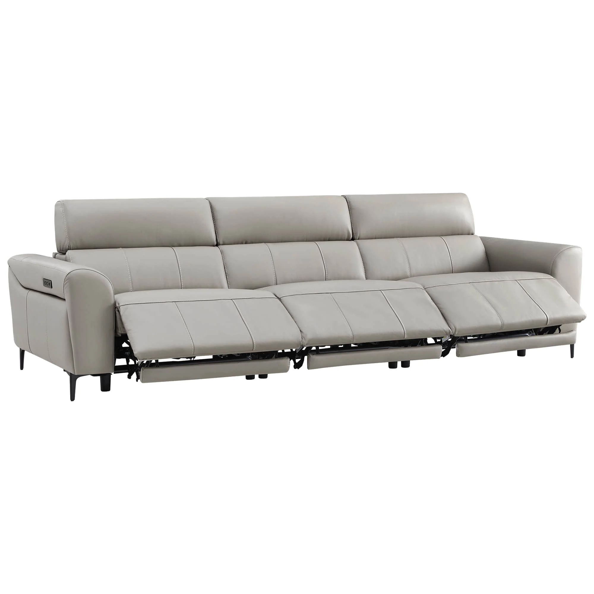 Murphy Premium Dual-Motor Genuine Leather Zero-Wall Power Reclining Sofa - Image 53