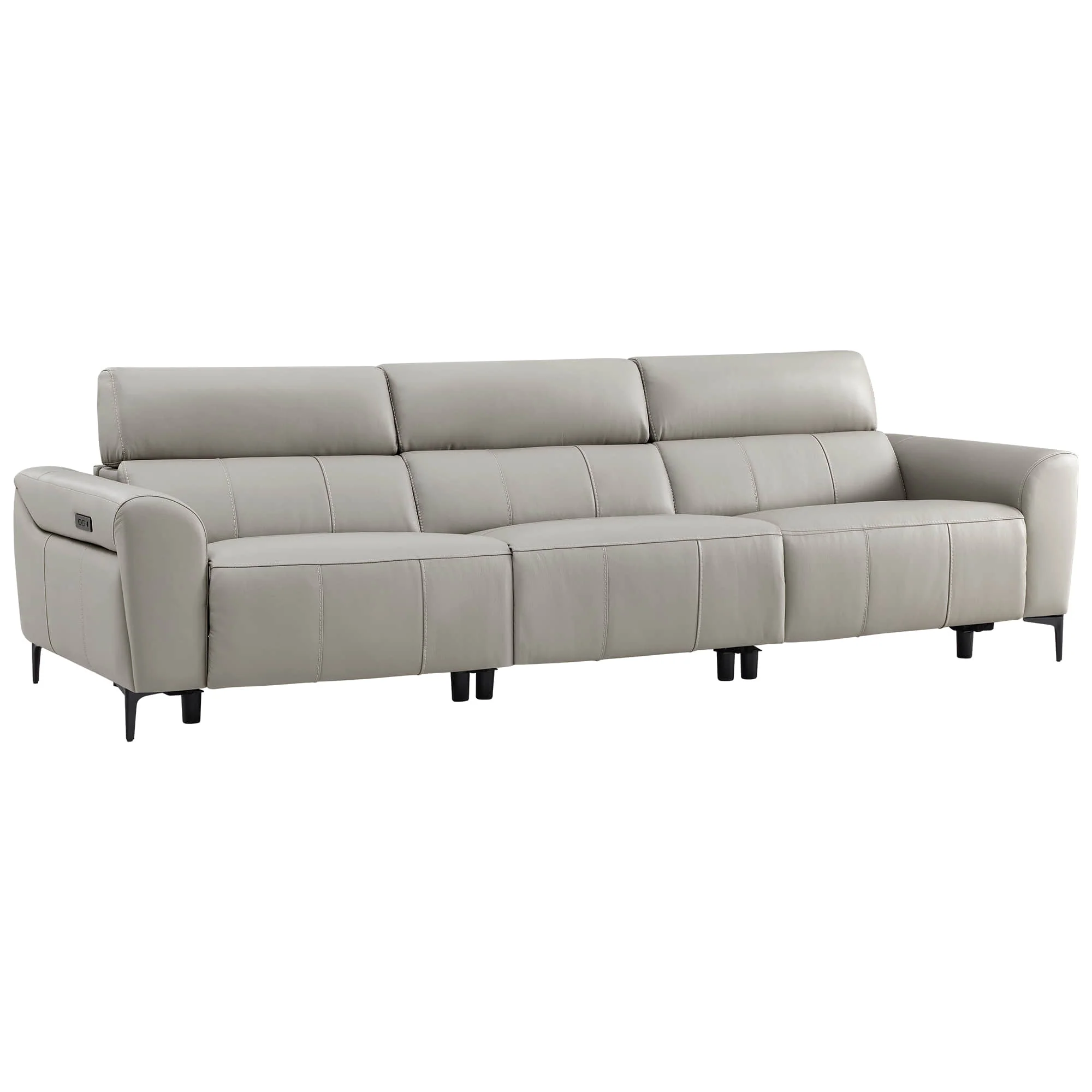 Murphy Premium Dual-Motor Genuine Leather Zero-Wall Power Reclining Sofa - Image 55