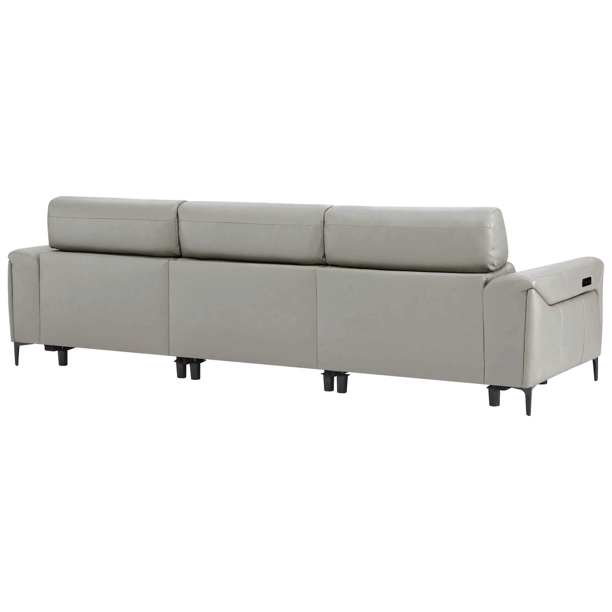 Murphy Premium Dual-Motor Genuine Leather Zero-Wall Power Reclining Sofa - Image 58