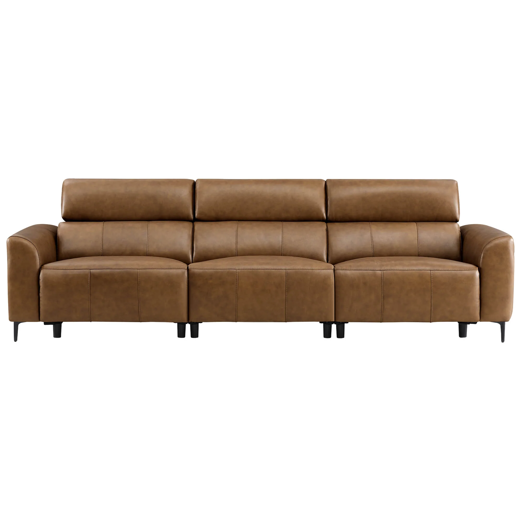 Murphy Premium Dual-Motor Genuine Leather Zero-Wall Power Reclining Sofa - Image 63