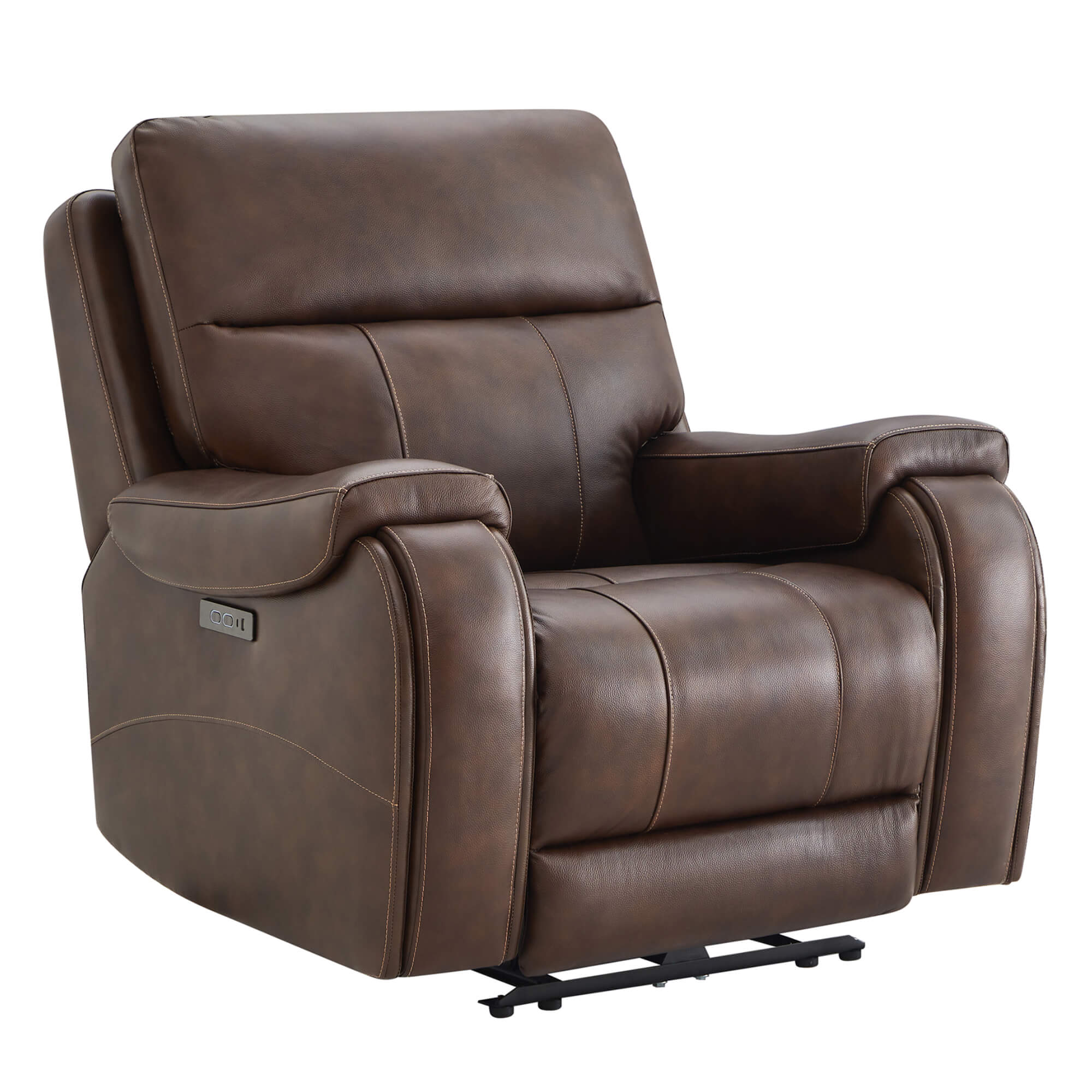Noah Zero-Gravity Genuine Leather Recliner with Power Headrest - Image 12