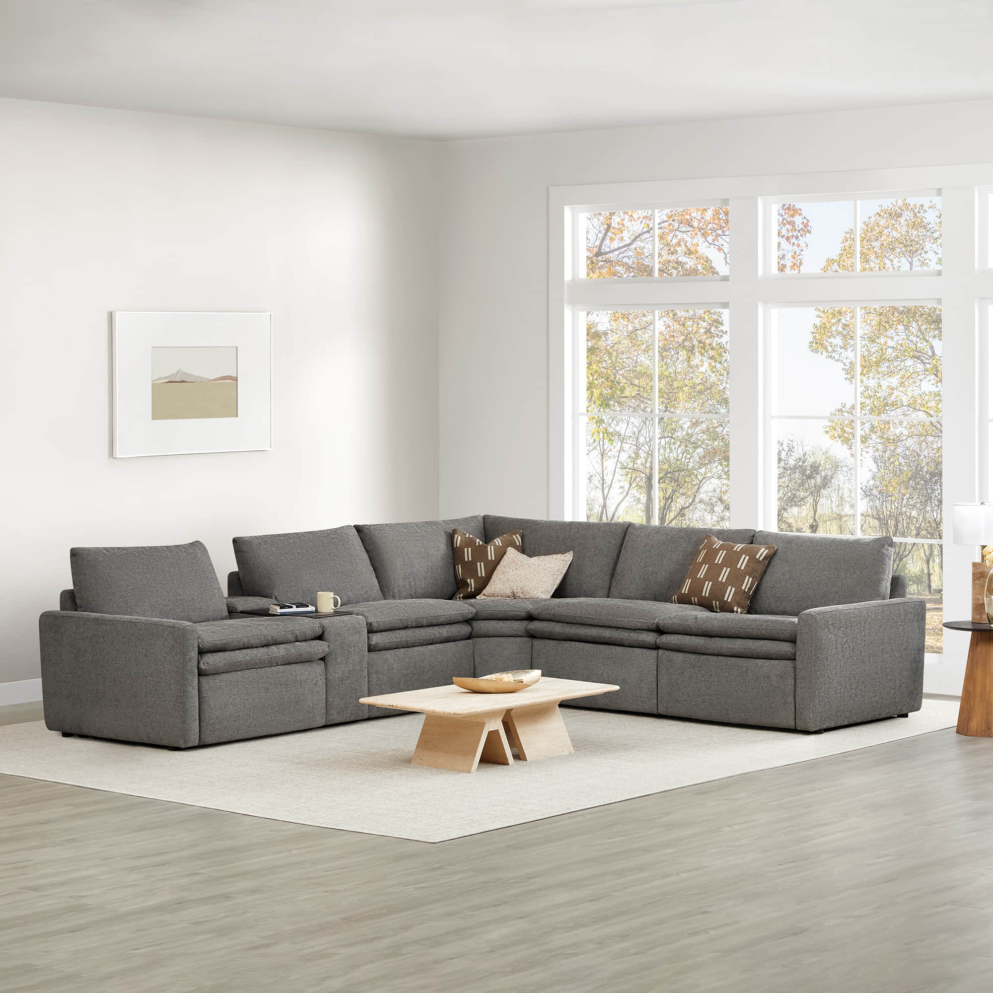 Ohana 5-Seat Zero Gravity Modular Reclining Sofa - Image 68