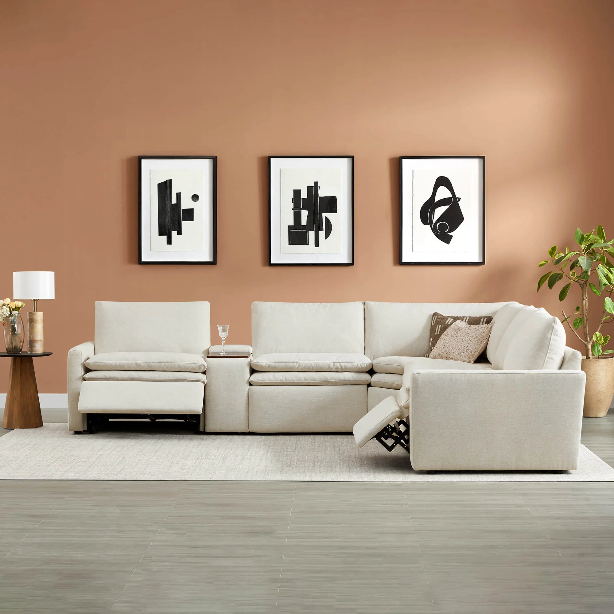 Ohana 5-Seat Zero Gravity Modular Reclining Sofa - Image 78