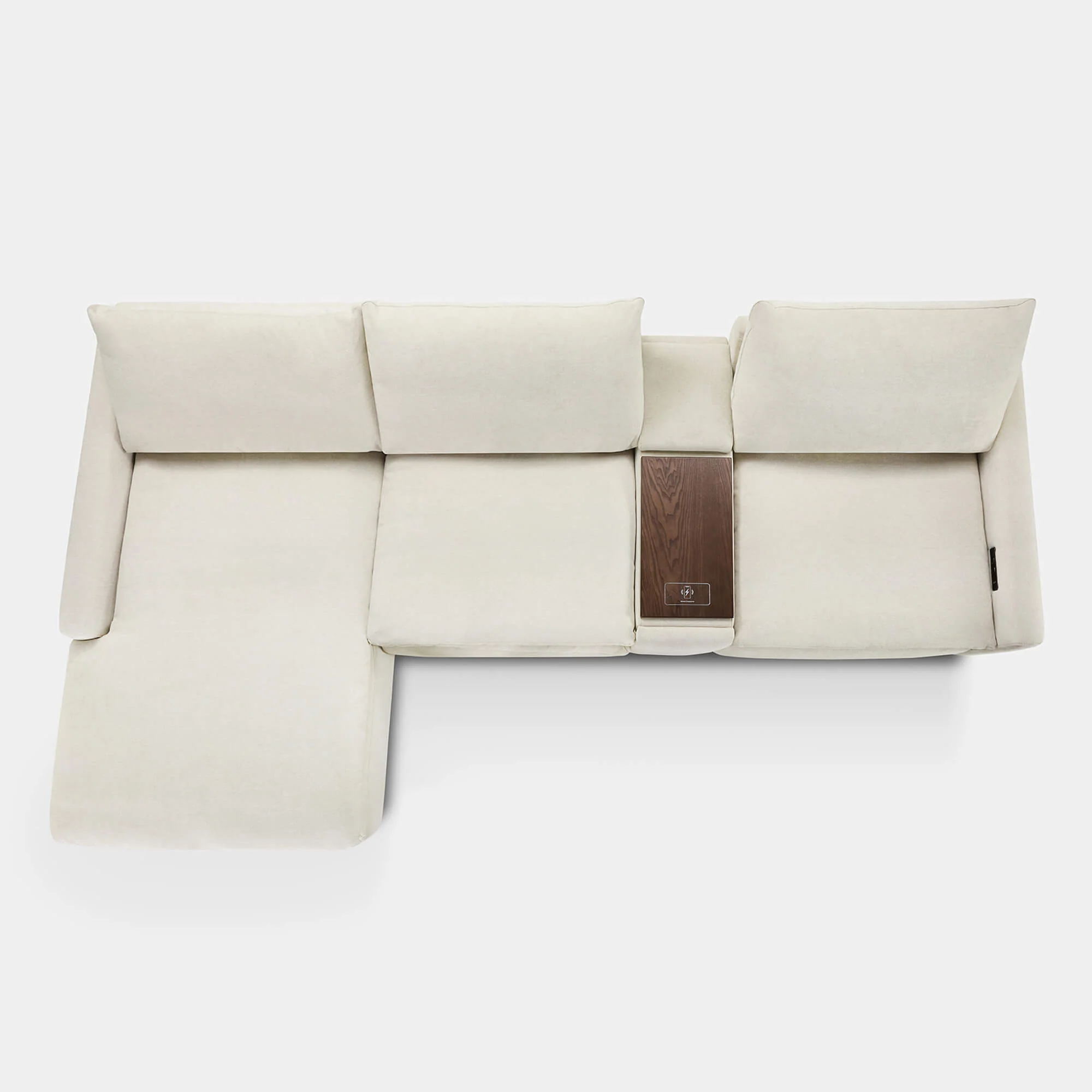 Ohana Zero Gravity Modular Lay-Flat Reclining Sofa with Chaise - Image 31