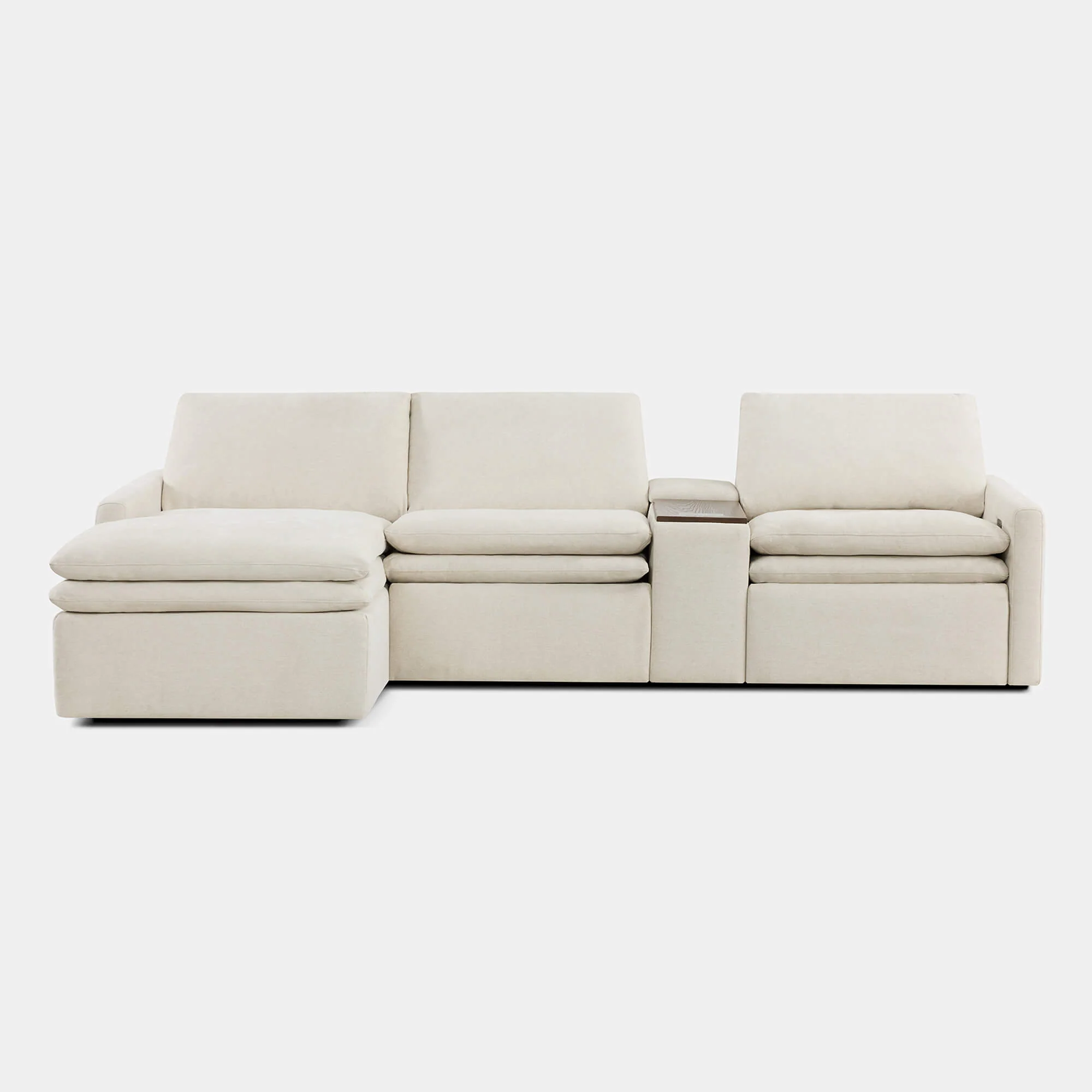 Ohana Zero Gravity Modular Lay-Flat Reclining Sofa with Chaise - Image 32
