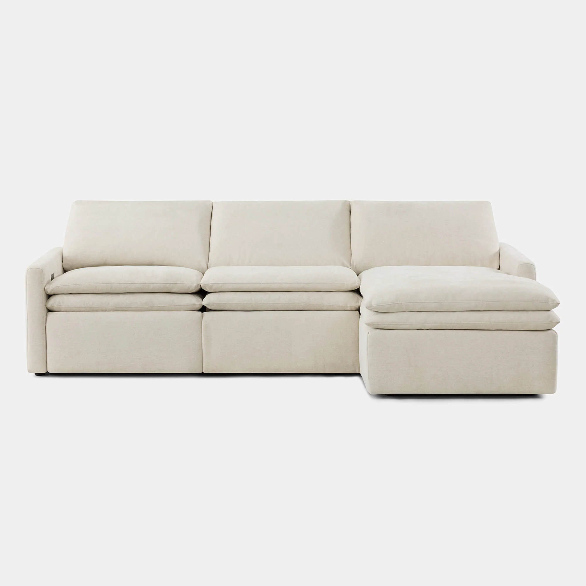 Ohana Zero Gravity Modular Lay-Flat Reclining Sofa with Chaise - Image 38