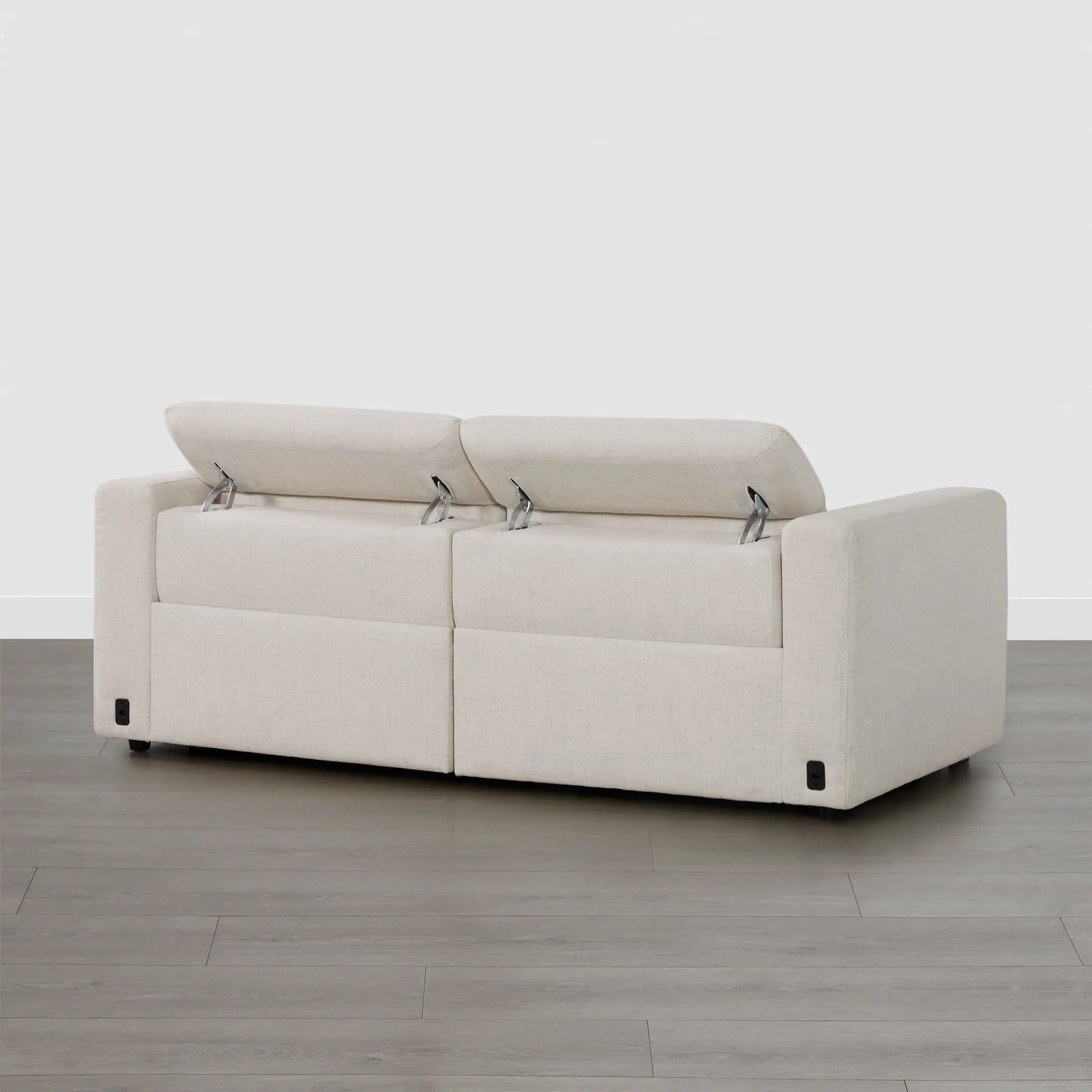 Oliver 2-Seat Wall-hugger Reclining Sectional Sofa with Power Headrest - Image 13