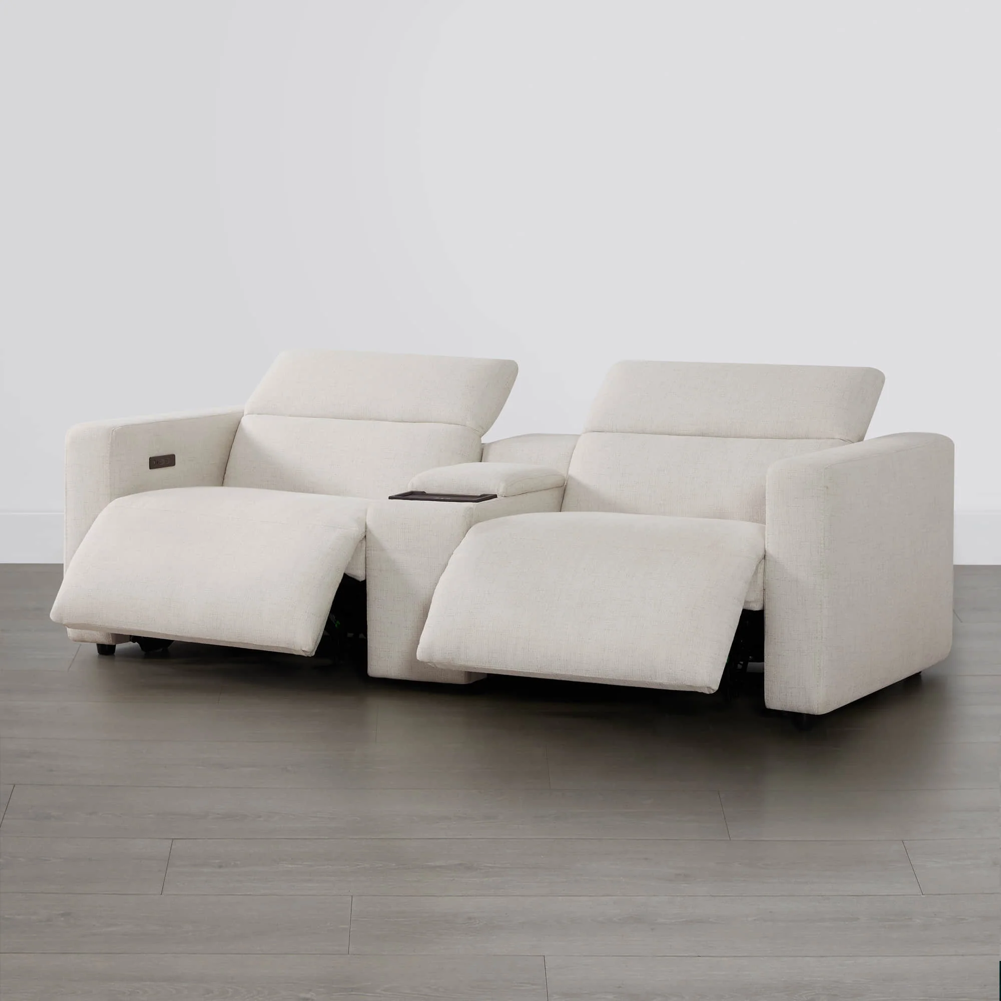 Oliver 2-Seat Wall-hugger Reclining Sectional Sofa with Power Headrest - Image 17