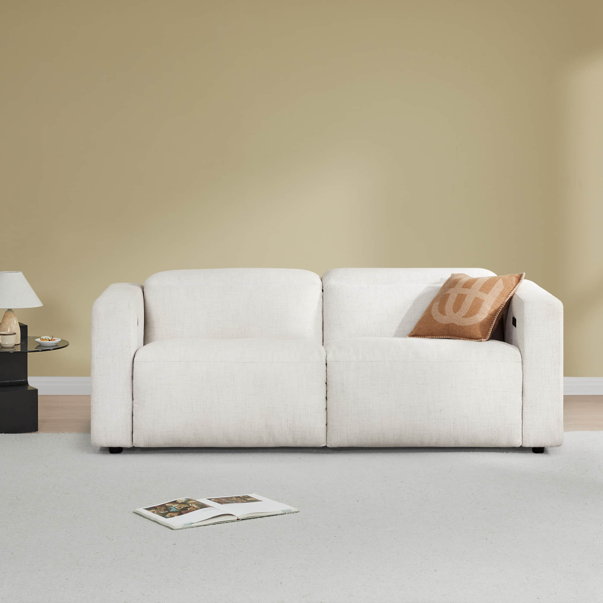 Oliver 2-Seat Wall-hugger Reclining Sectional Sofa with Power Headrest - Image 21
