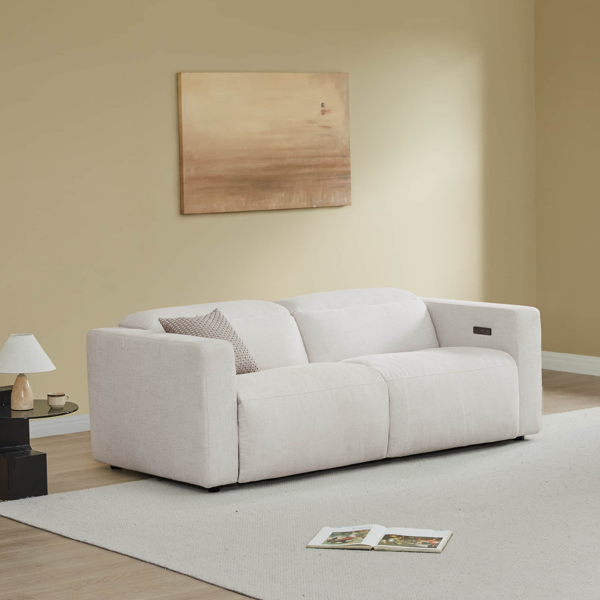 Oliver 2-Seat Wall-hugger Reclining Sectional Sofa with Power Headrest - Image 23