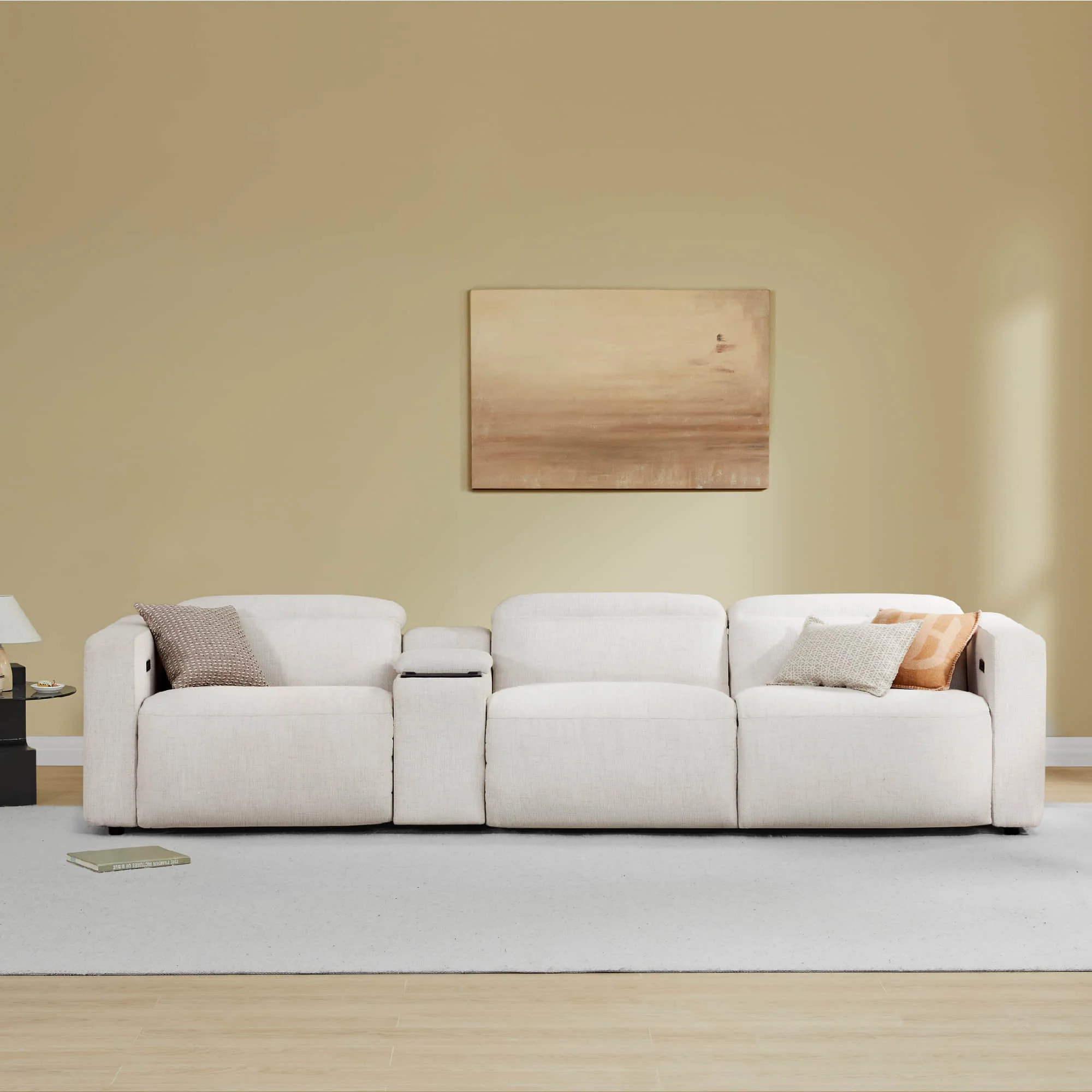 Oliver 3-Seat Wall-hugger Reclining Sectional Sofa with Power Headrest - Image 32