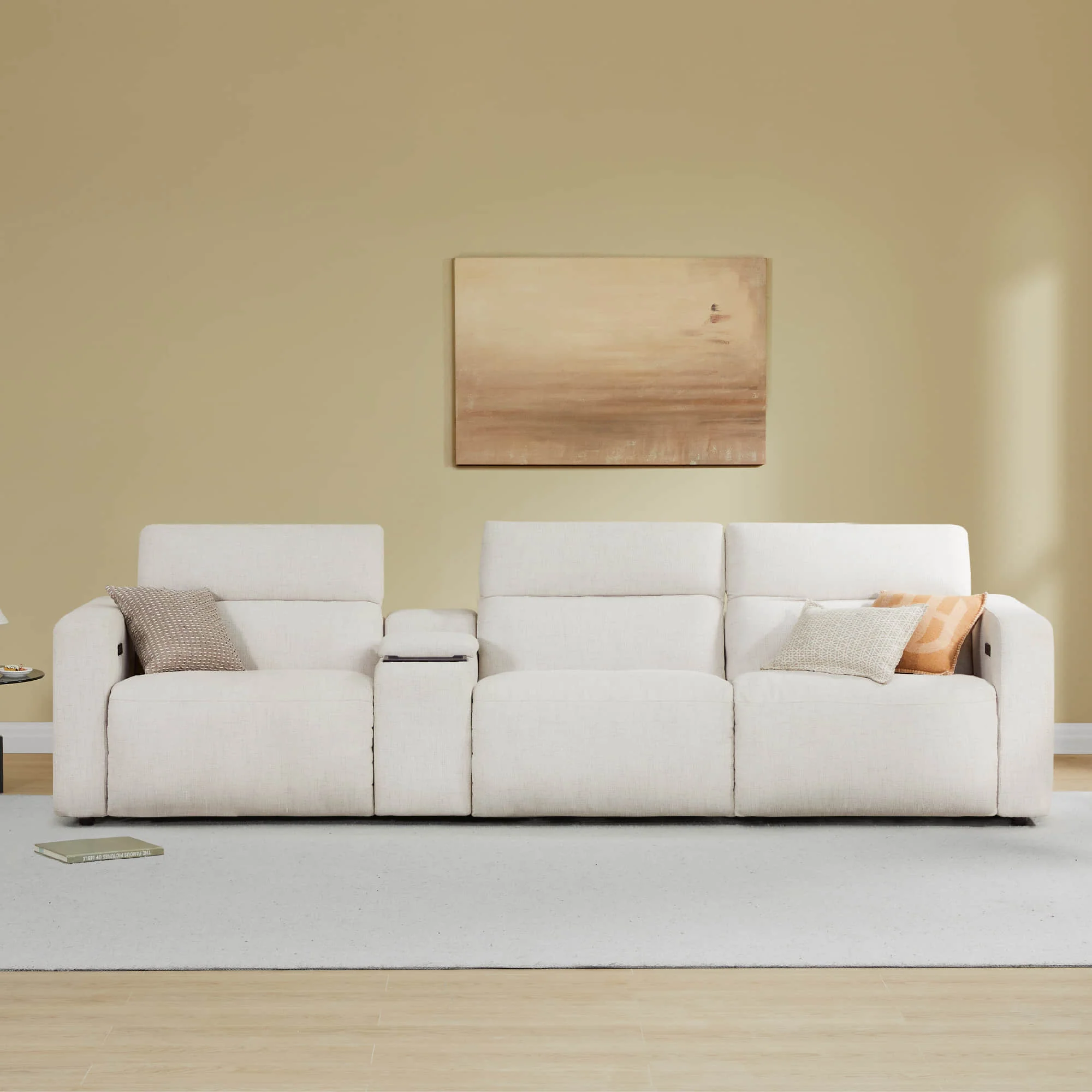 Oliver 3-Seat Wall-hugger Reclining Sectional Sofa with Power Headrest - Image 36