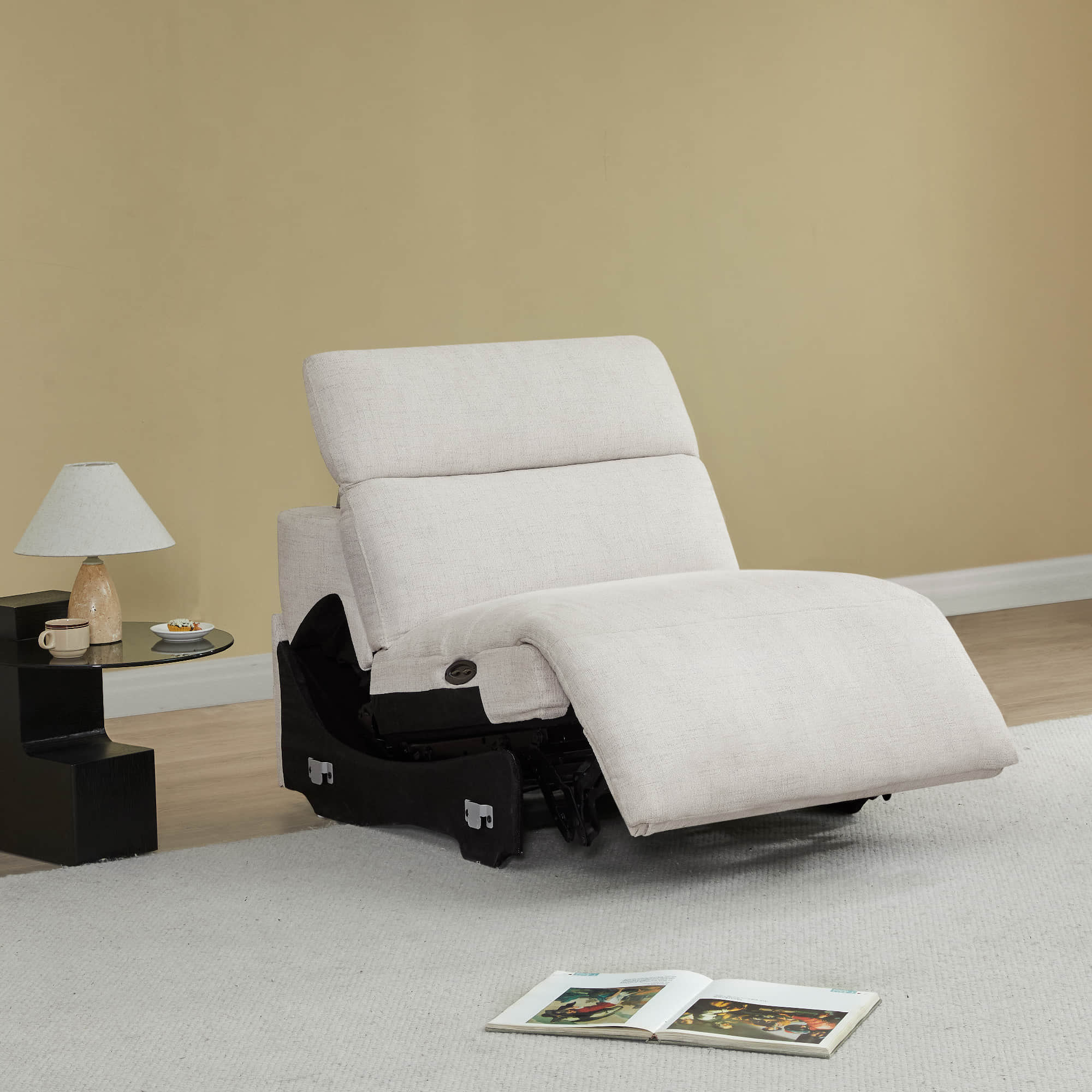 Oliver 3-Seat Wall-hugger Reclining Sectional Sofa with Power Headrest - Image 46