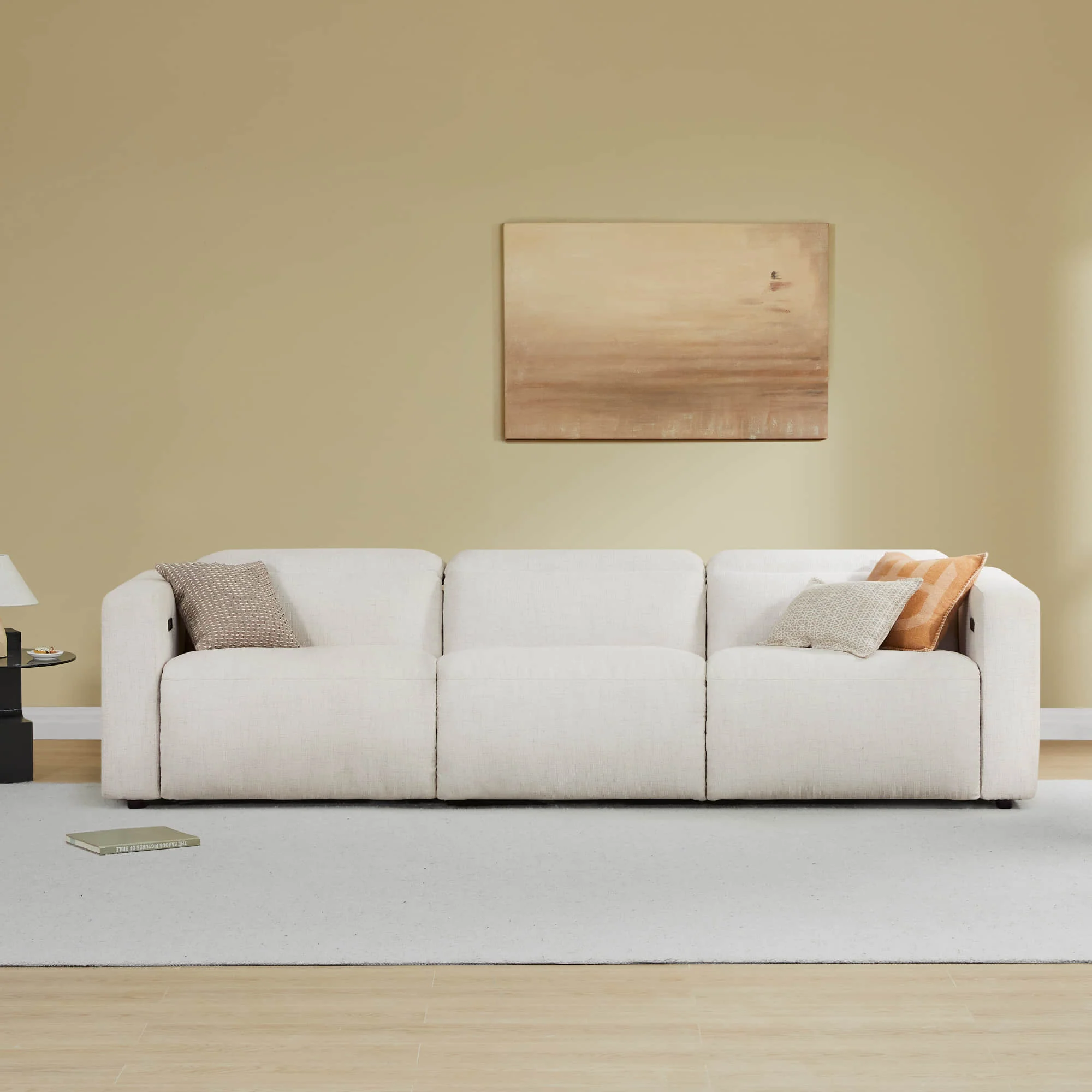 Oliver 3-Seat Wall-hugger Reclining Sectional Sofa with Power Headrest - Image 7