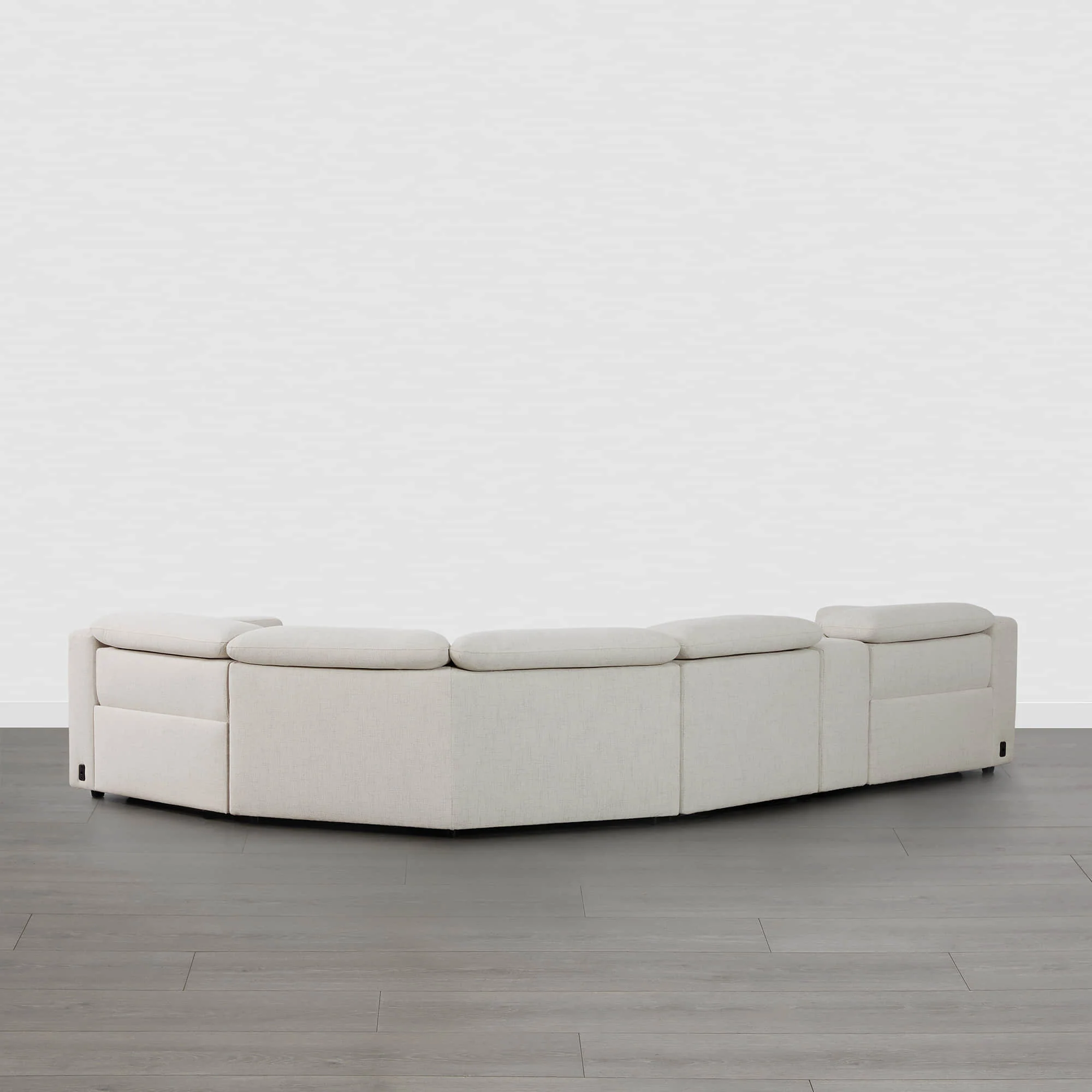 Oliver 4-Seat Wall-hugger Reclining Sectional Sofa with Power Headrest - Image 21