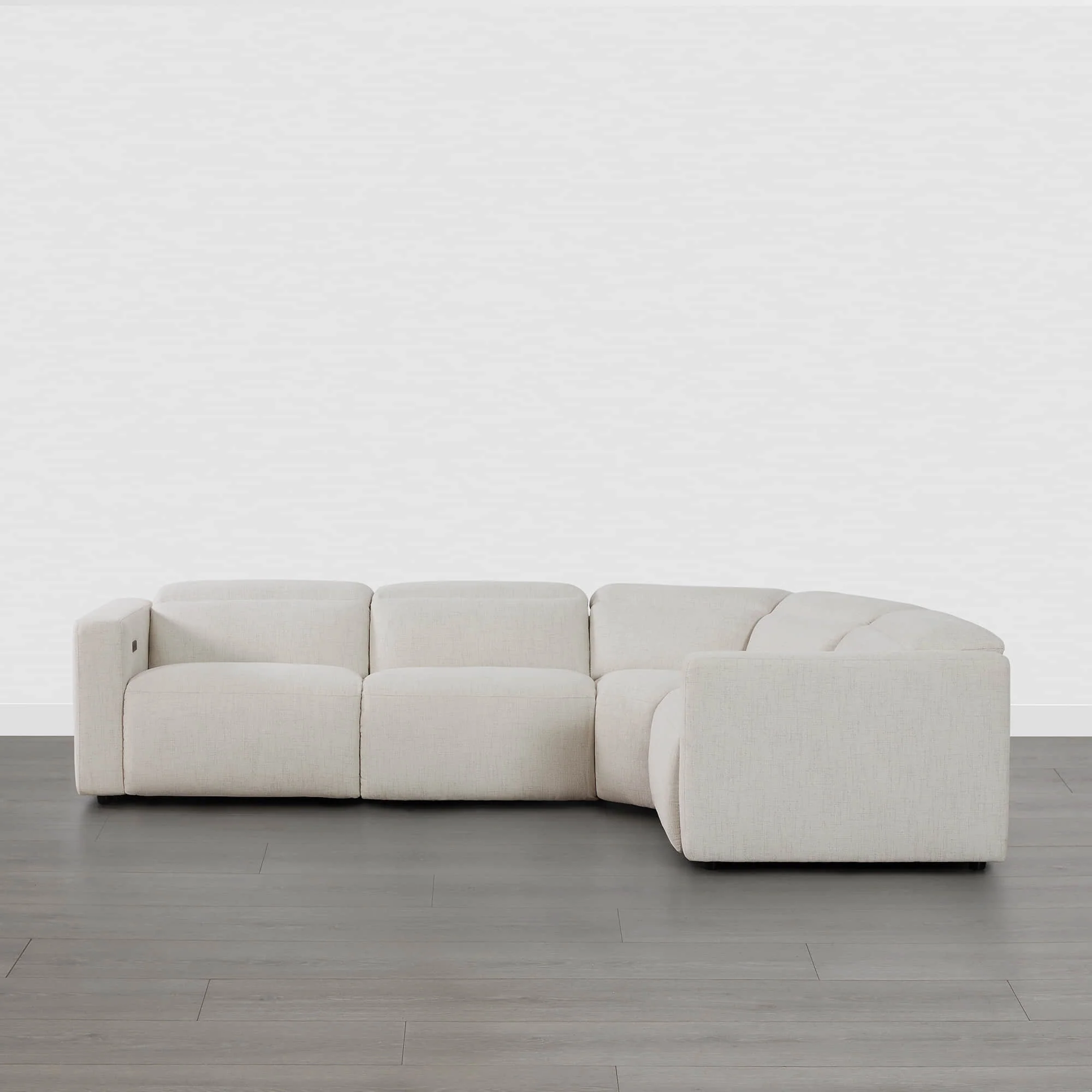 Oliver 4-Seat Wall-hugger Reclining Sectional Sofa with Power Headrest - Image 7