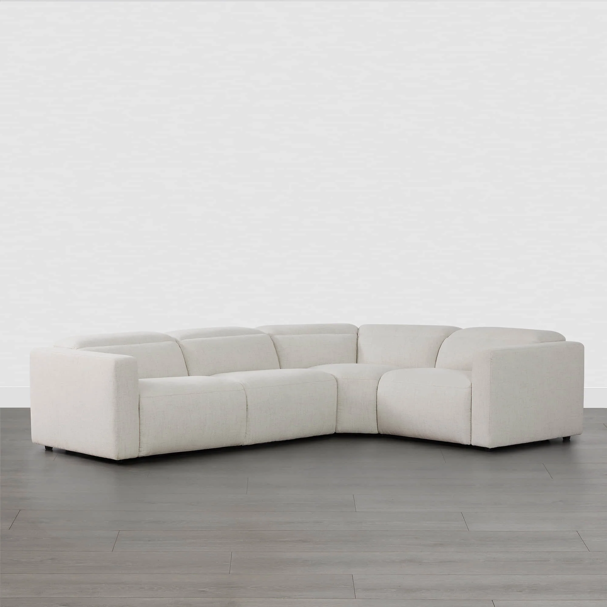 Oliver 4-Seat Wall-hugger Reclining Sectional Sofa with Power Headrest - Image 9