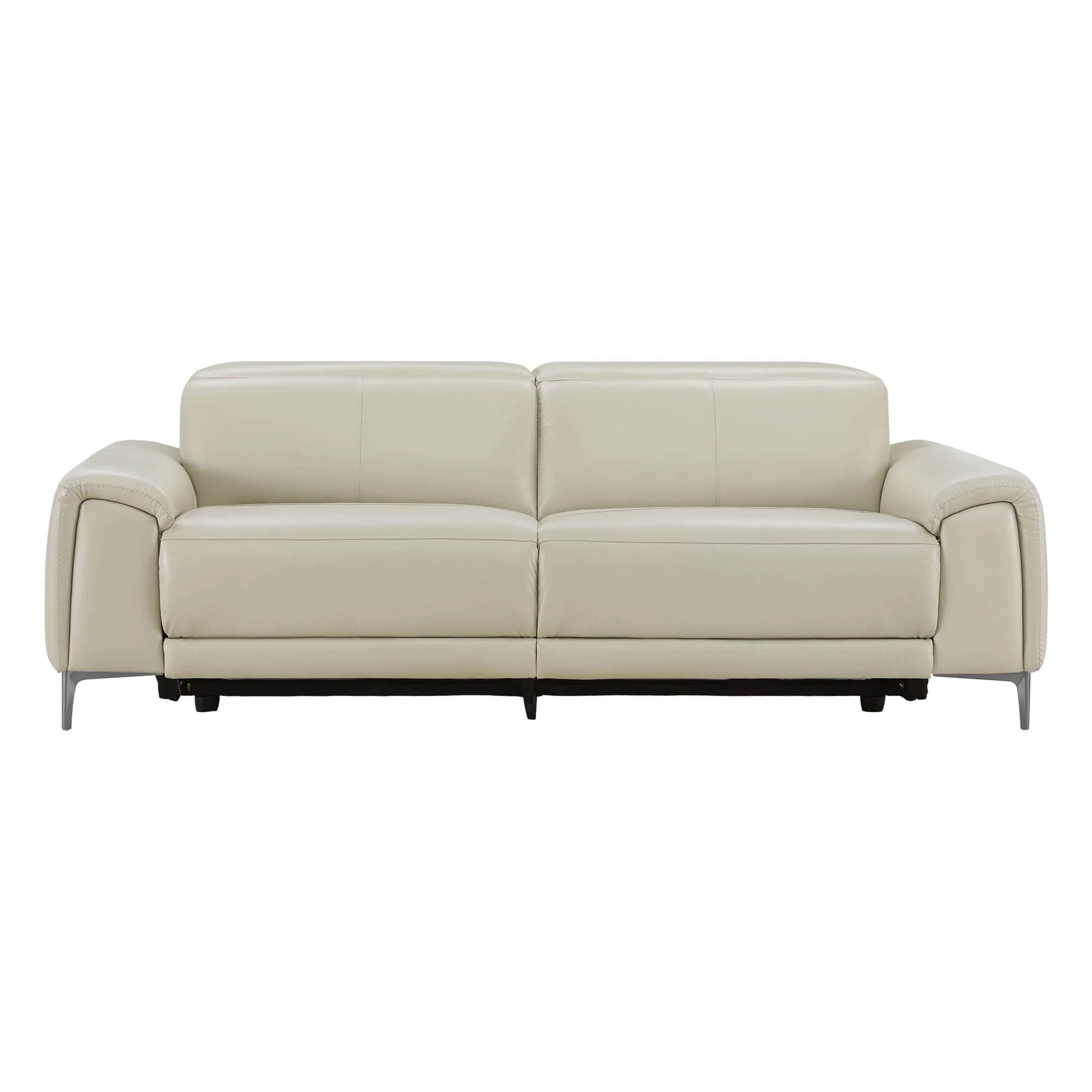 Owen Genuine Leather Reclining Sofa with Power Headrest - Image 16