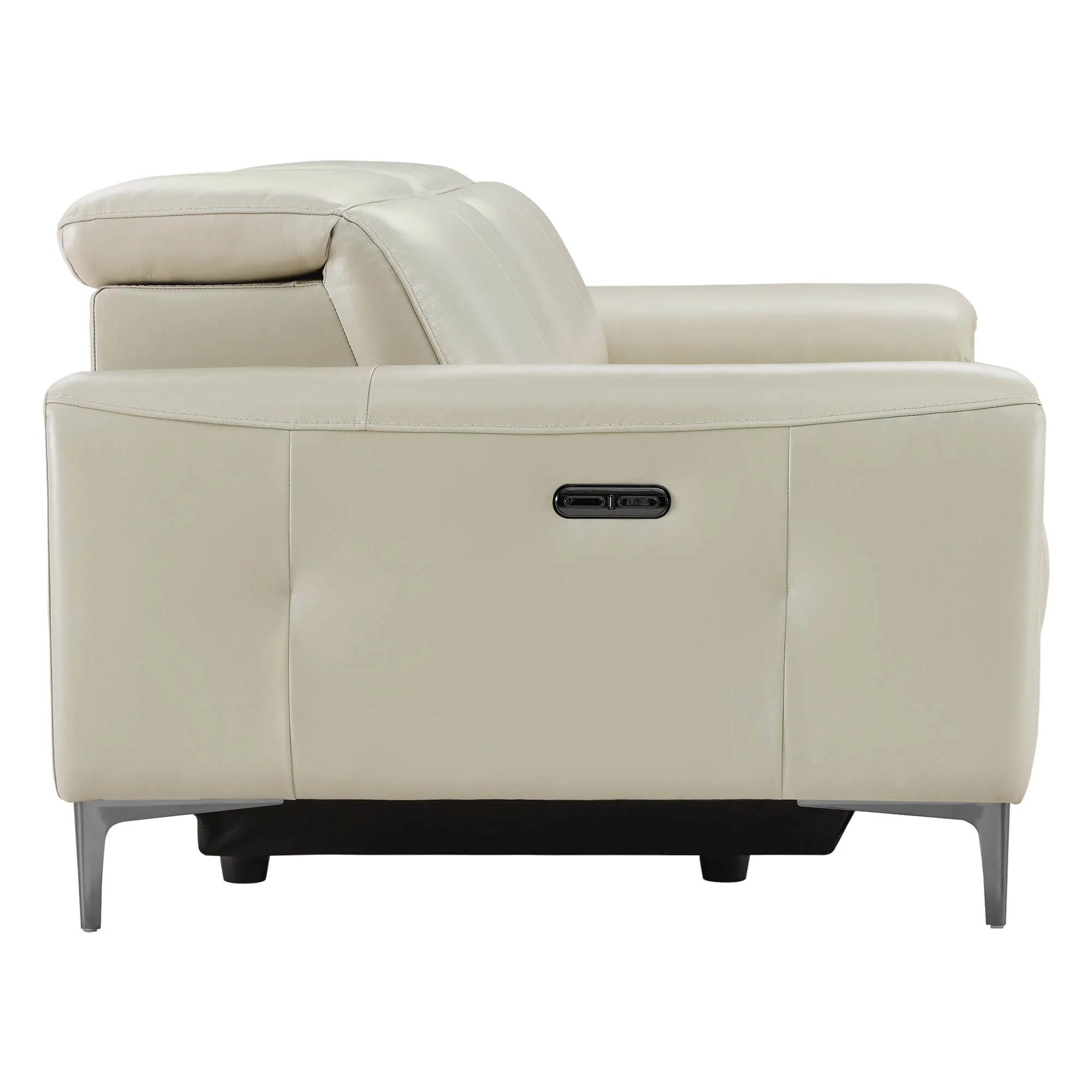Owen Genuine Leather Reclining Sofa with Power Headrest - Image 17