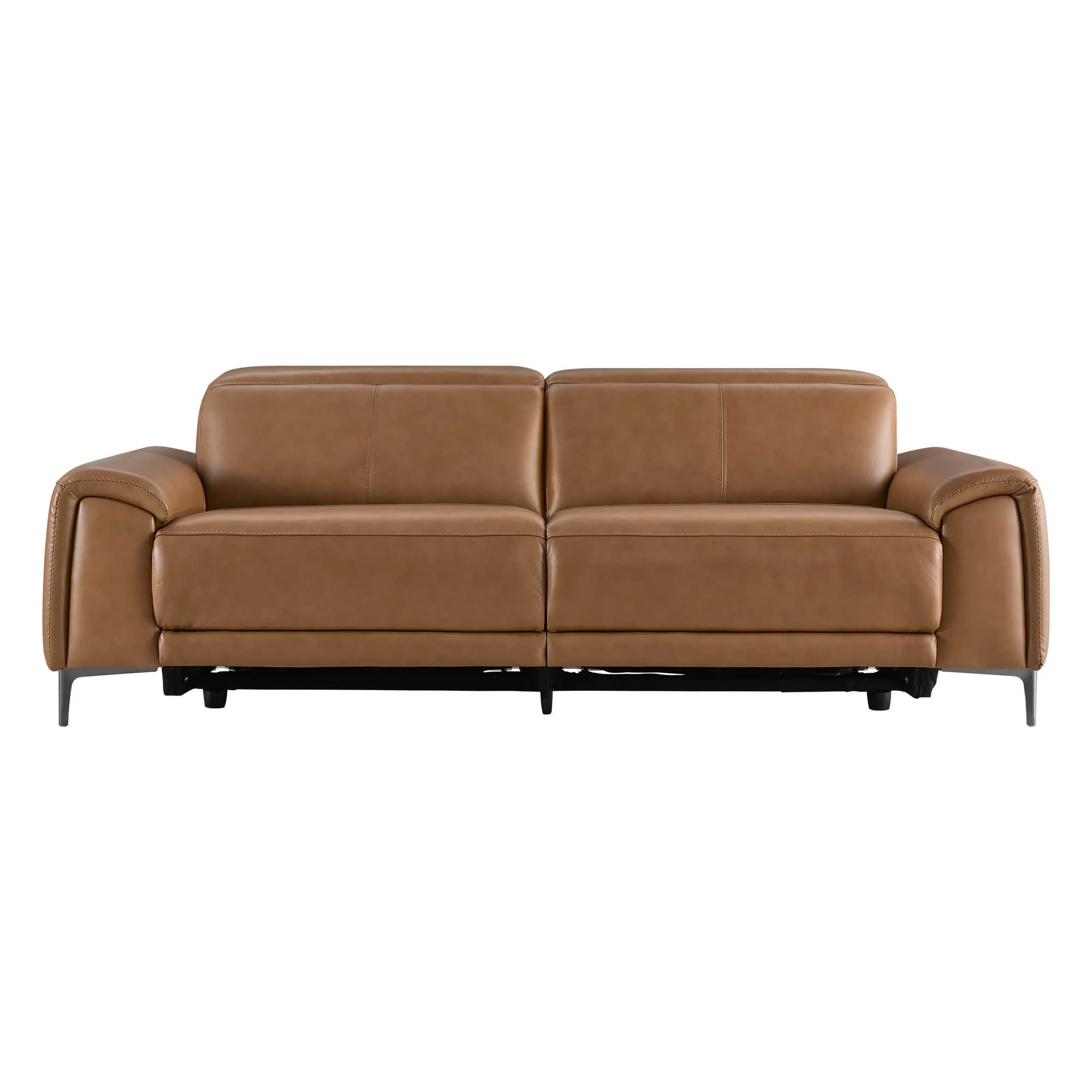 Owen Genuine Leather Reclining Sofa with Power Headrest - Image 22