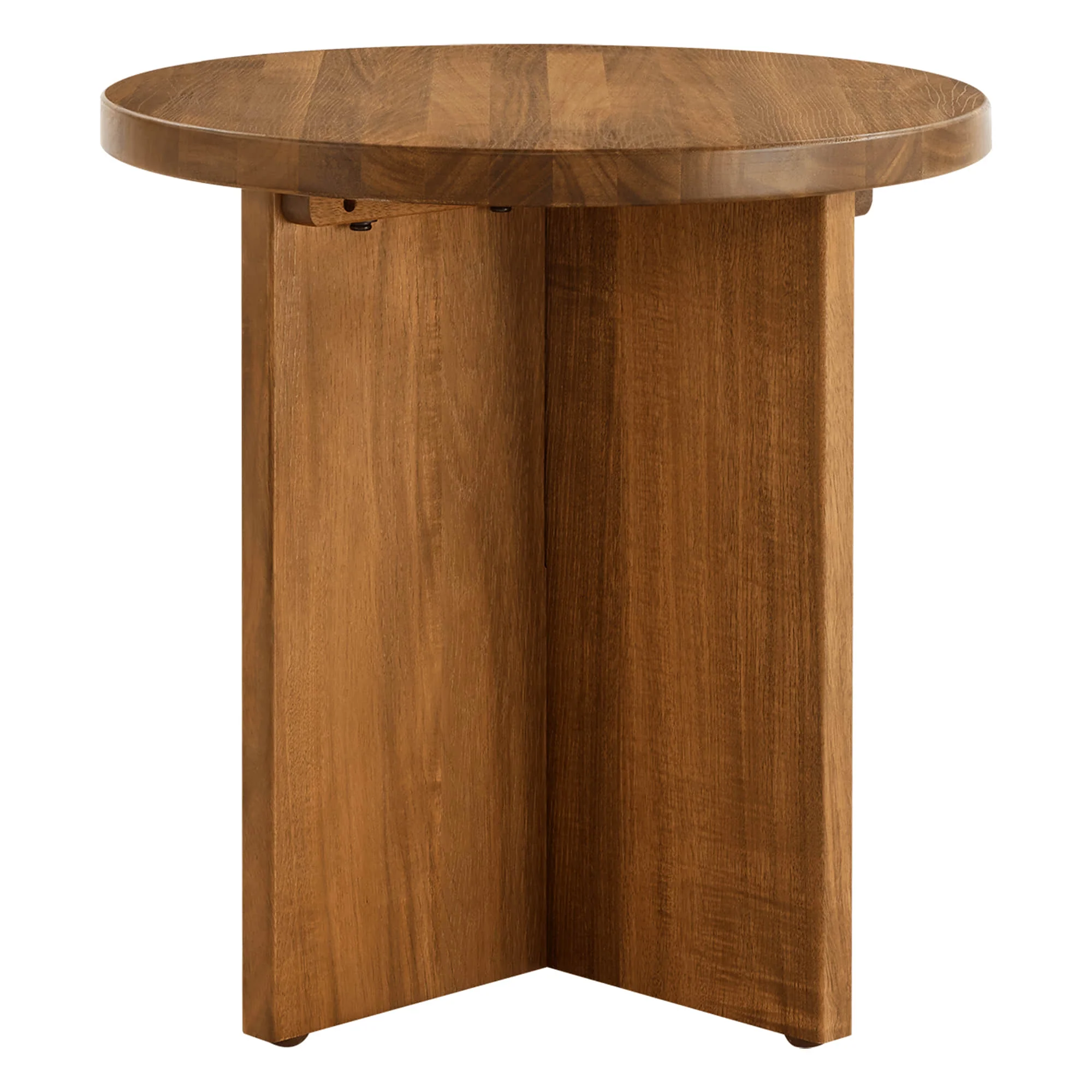 Raymond Modern Outdoor Acacia Wood Side Table - Image 3