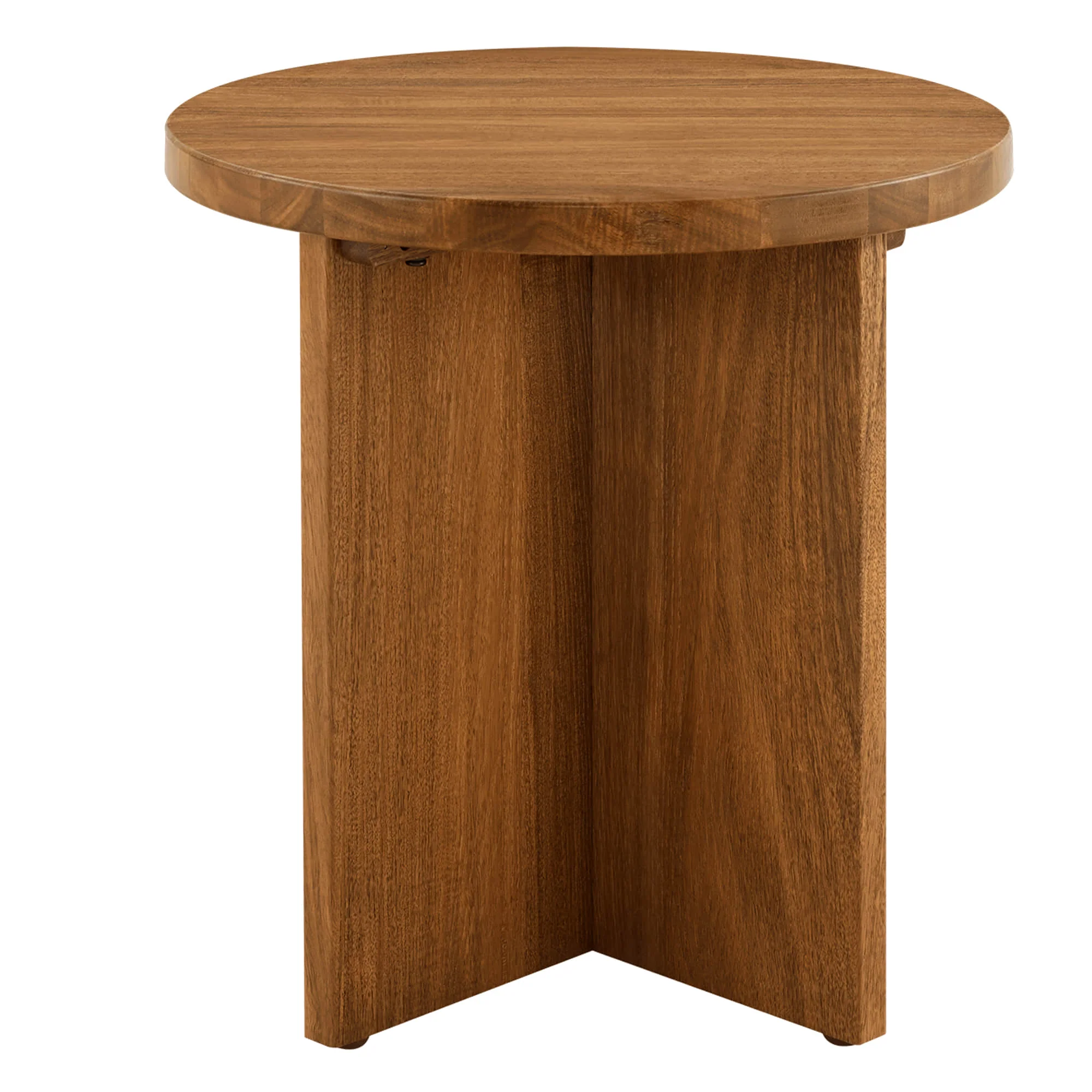 Raymond Modern Outdoor Acacia Wood Side Table - Image 5