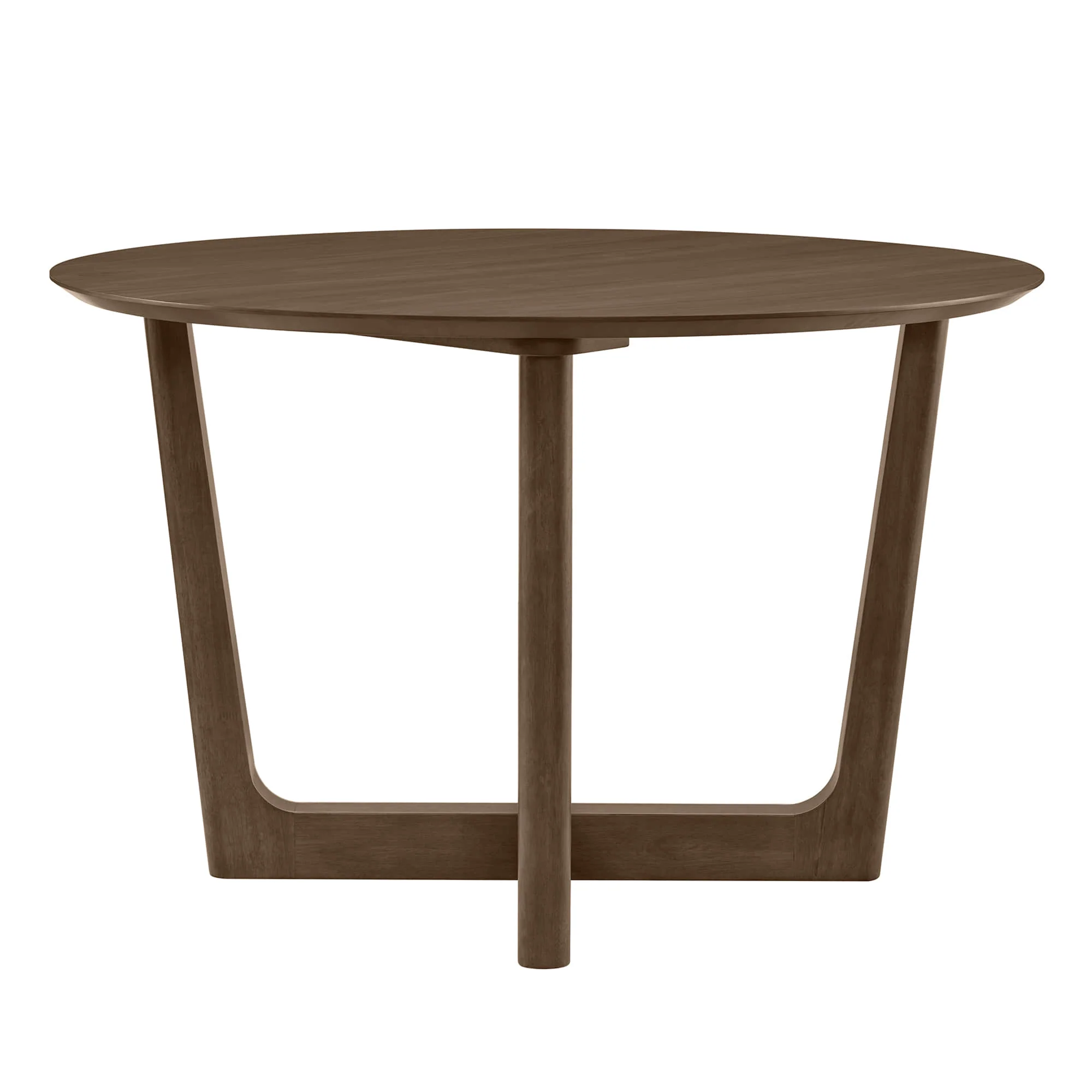 Rory Round Wood Cross-Base Dining Table - Image 10