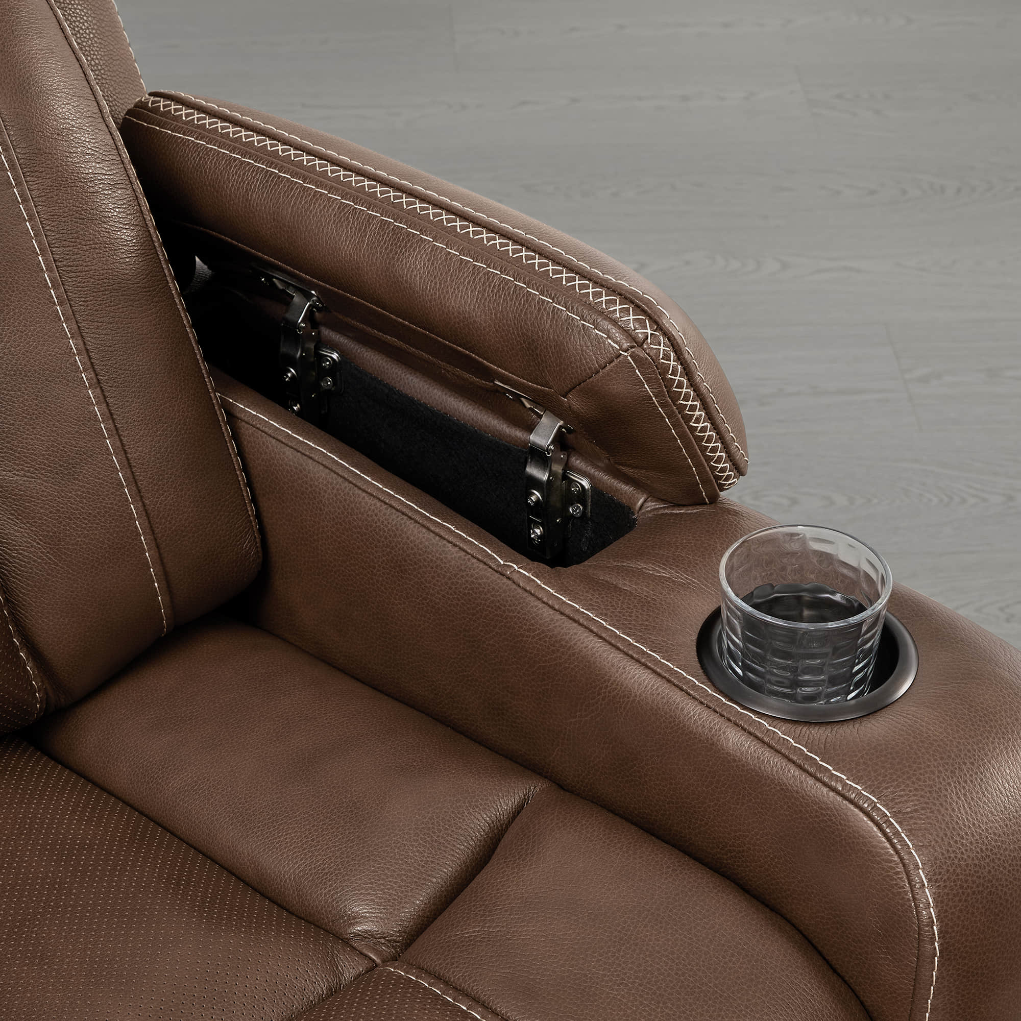 Sable Super Zero-gravity Triple-Motor Power Recliner with Storage - Image 42