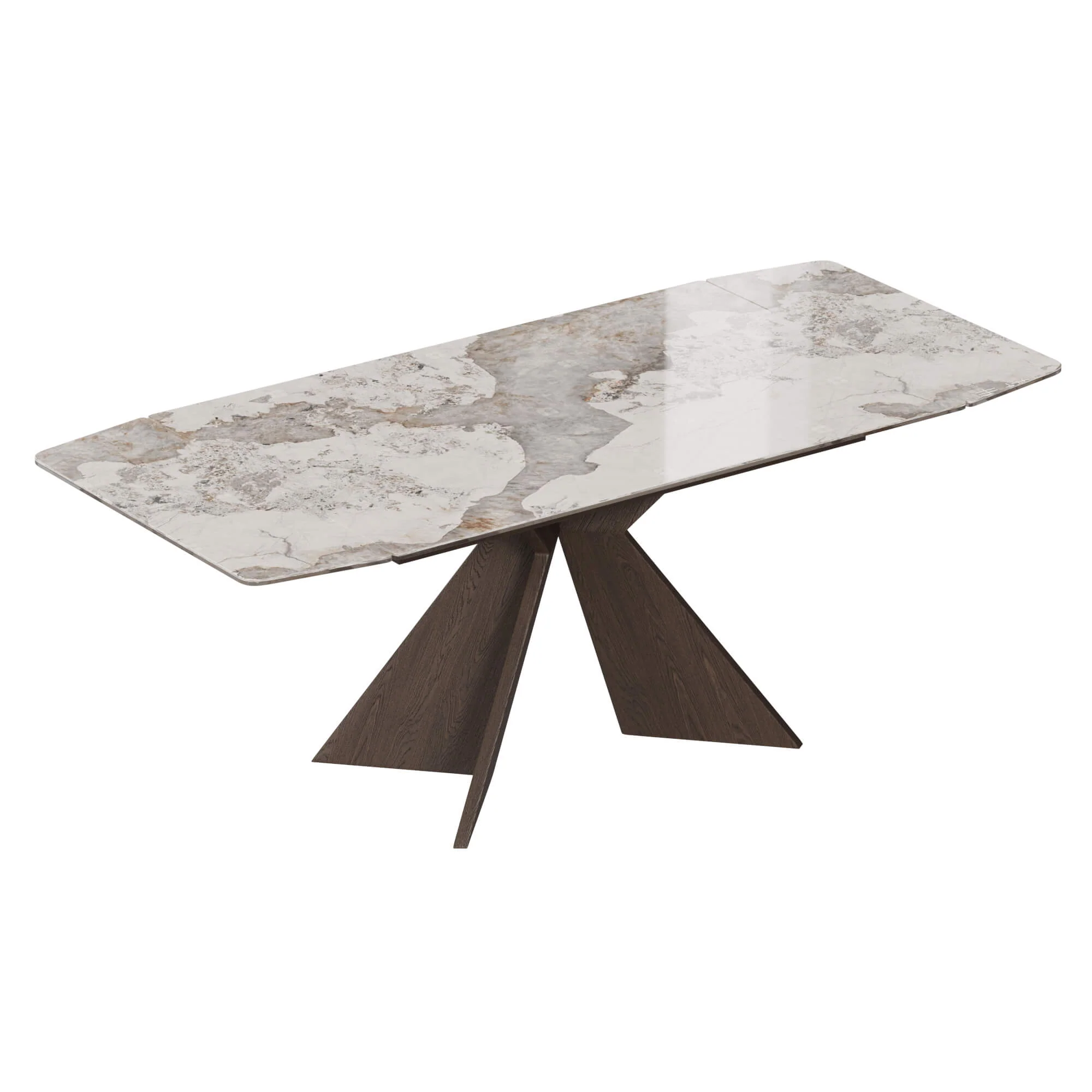 Sean Extendable Pandora Sintered Stone Dining Table,55"-79" - Image 6