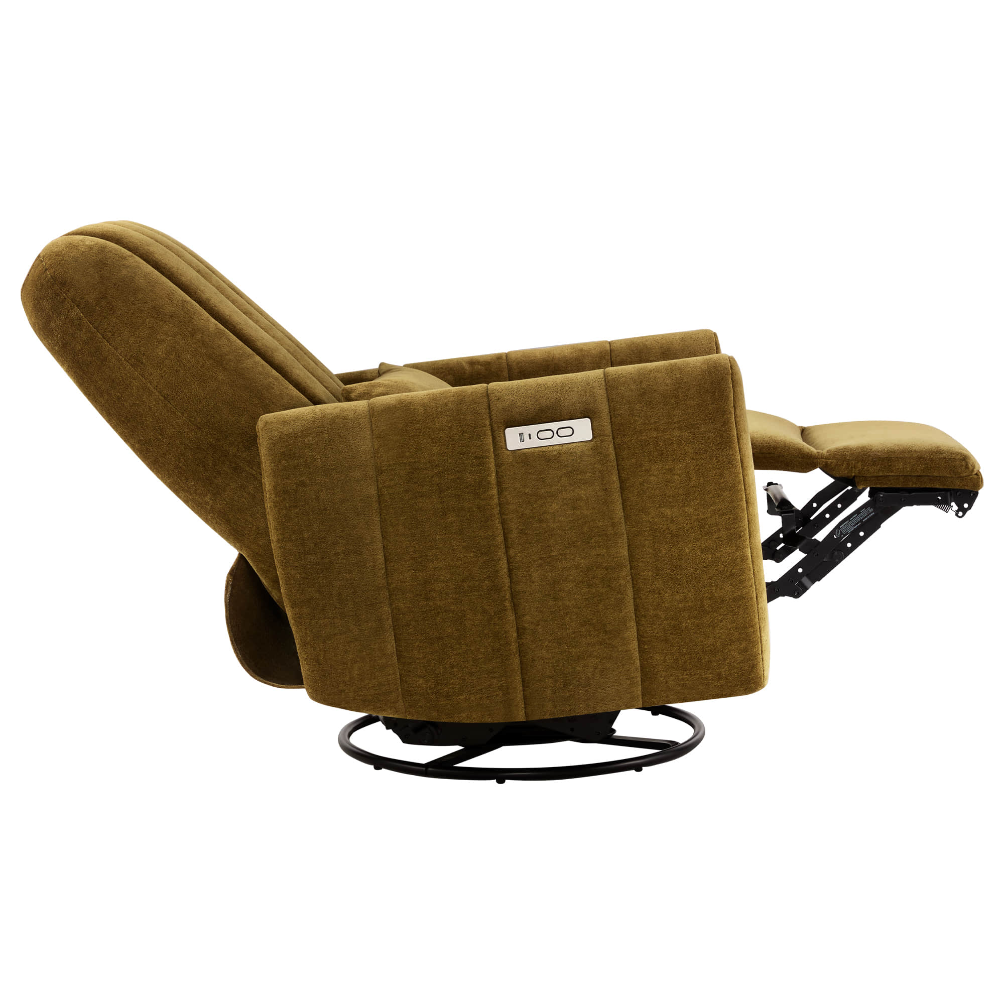 Shell Power Swivel Nursery Glider Recliner - Image 32