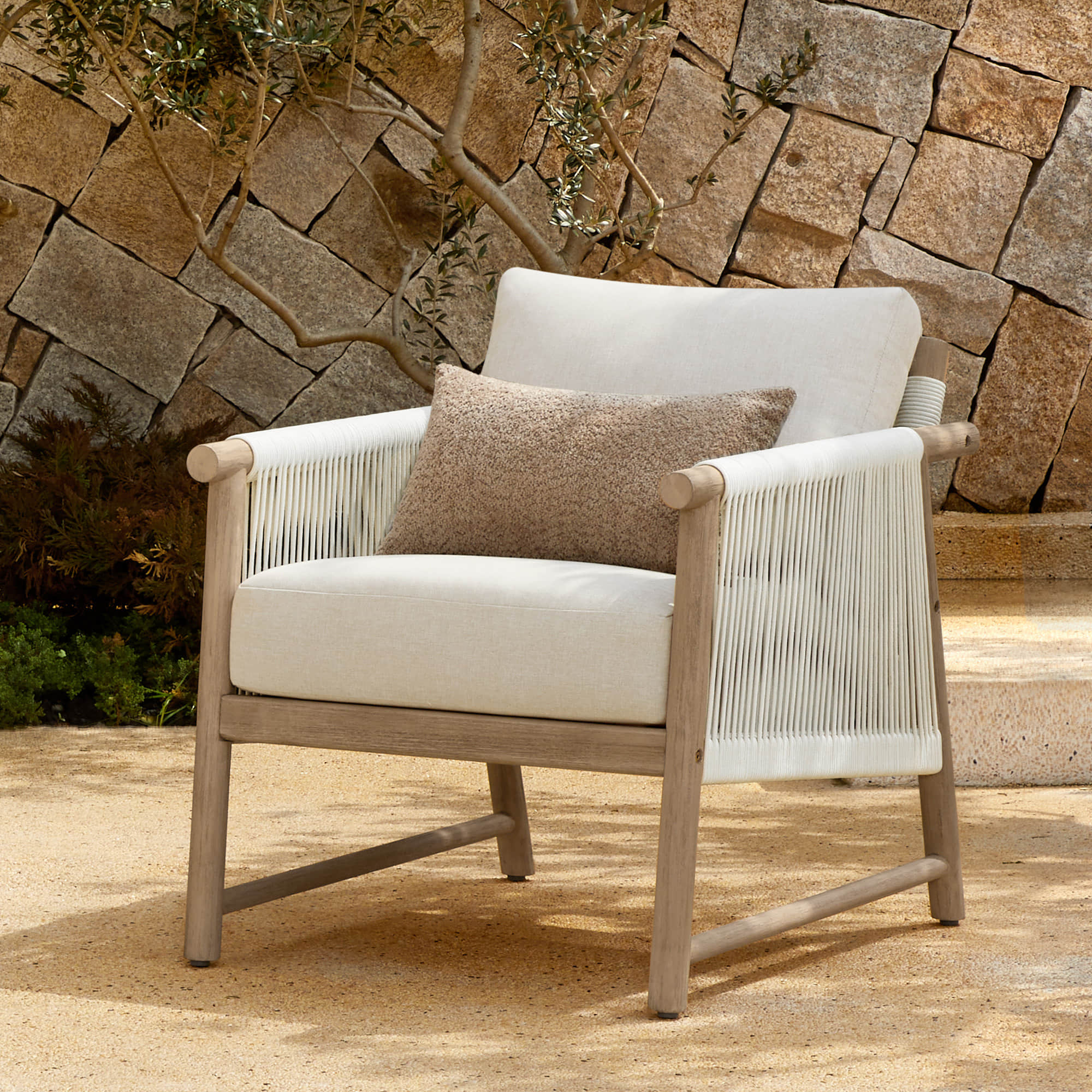 Sienna Modern Acacia Wood Rope Outdoor Bistro Set - Image 20