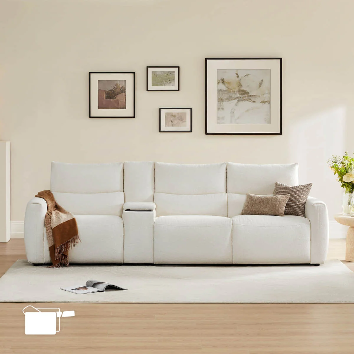 Skyline 3-Seat Zero Gravity Reclining Sofa with Power Headrest