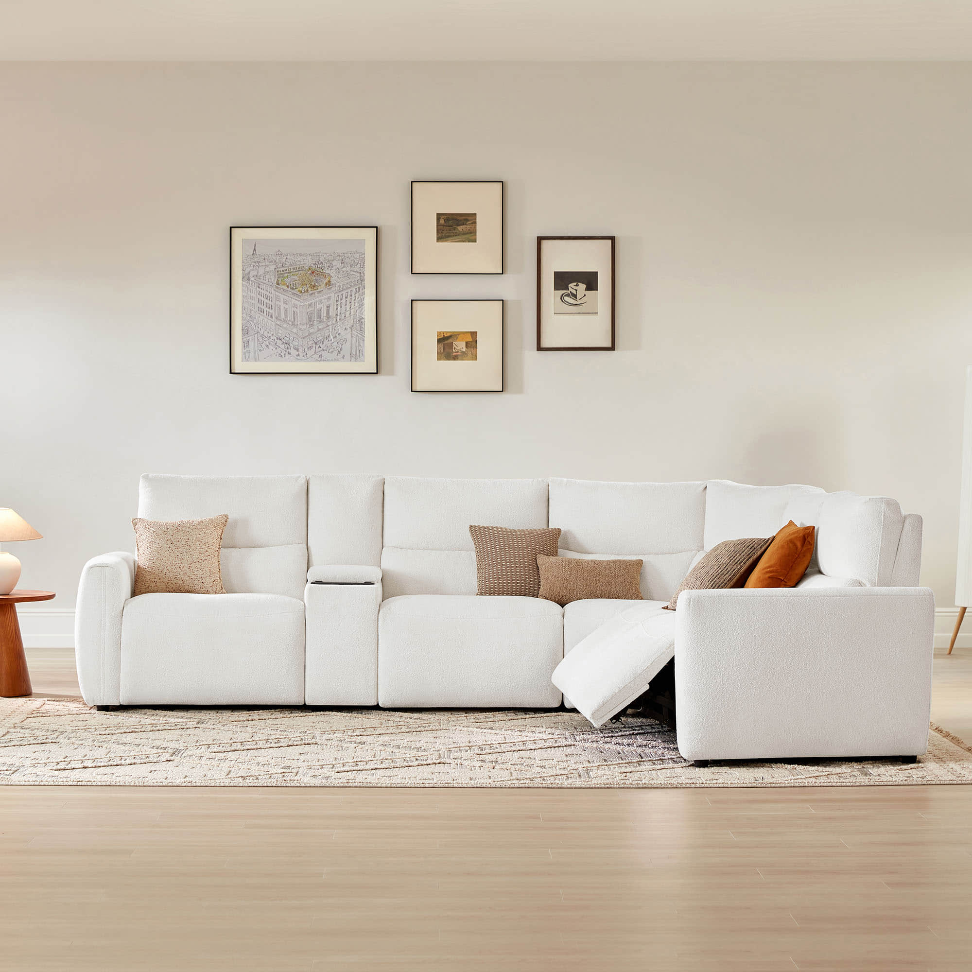Skyline 5-Seat Zero Gravity Reclining Sectional sofa  with Power Headrest - Image 15
