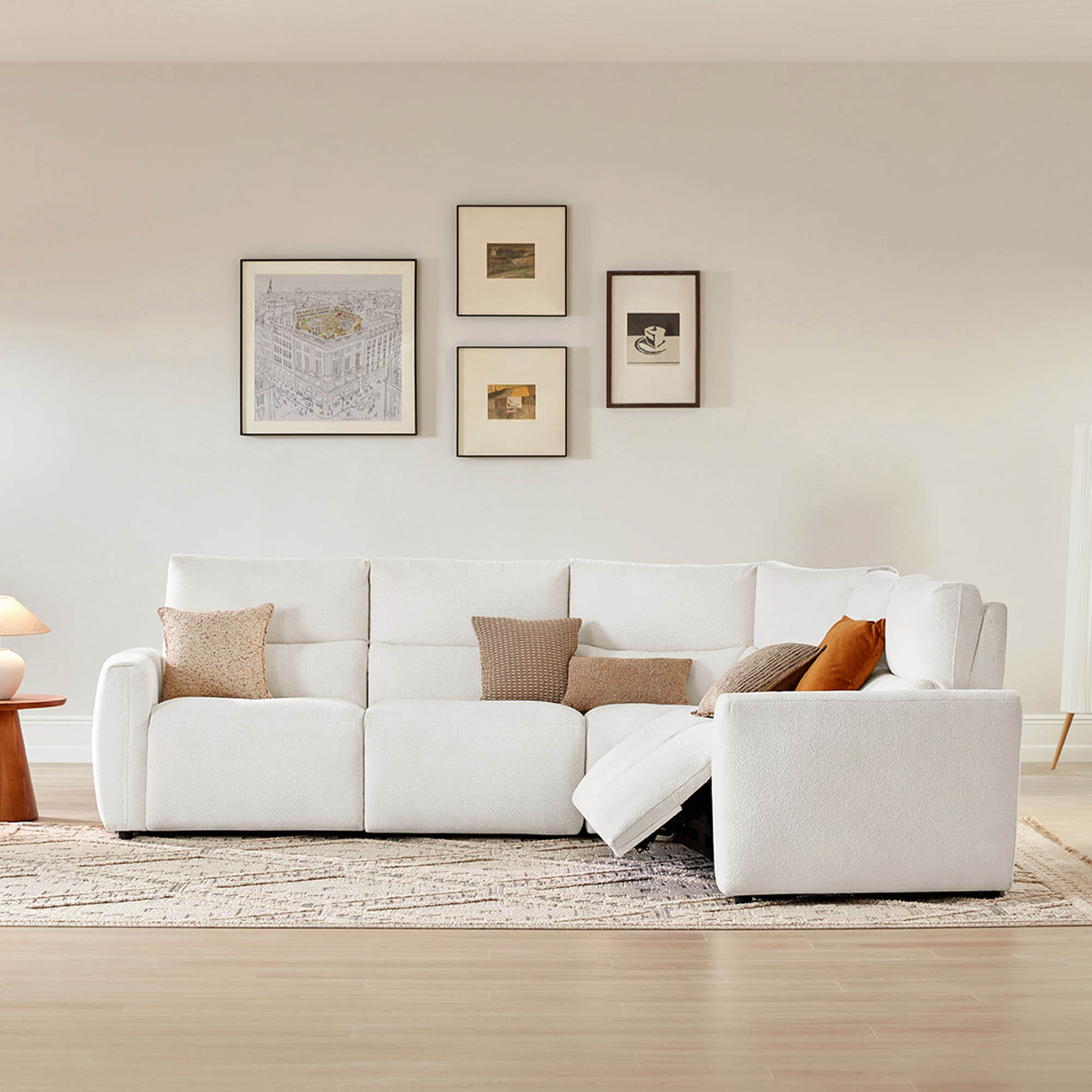 Skyline 5-Seat Zero Gravity Reclining Sectional sofa  with Power Headrest - Image 8