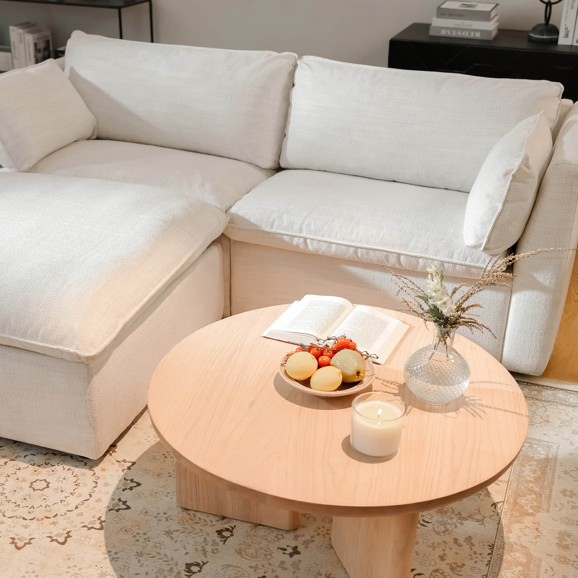 Sophia 3-Piece Feather Modular Sofa - Image 5