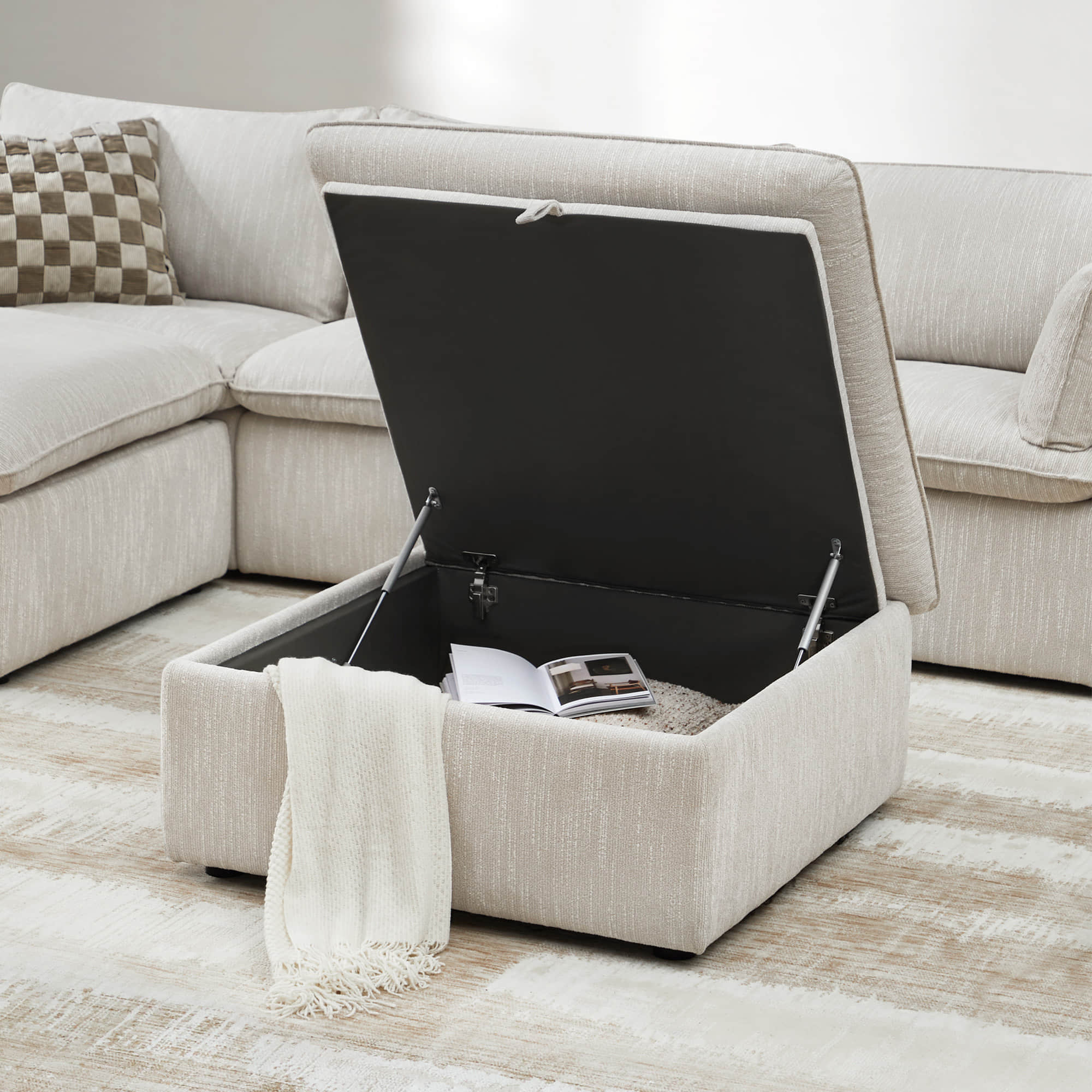 Sophia Storage Ottoman - Image 8