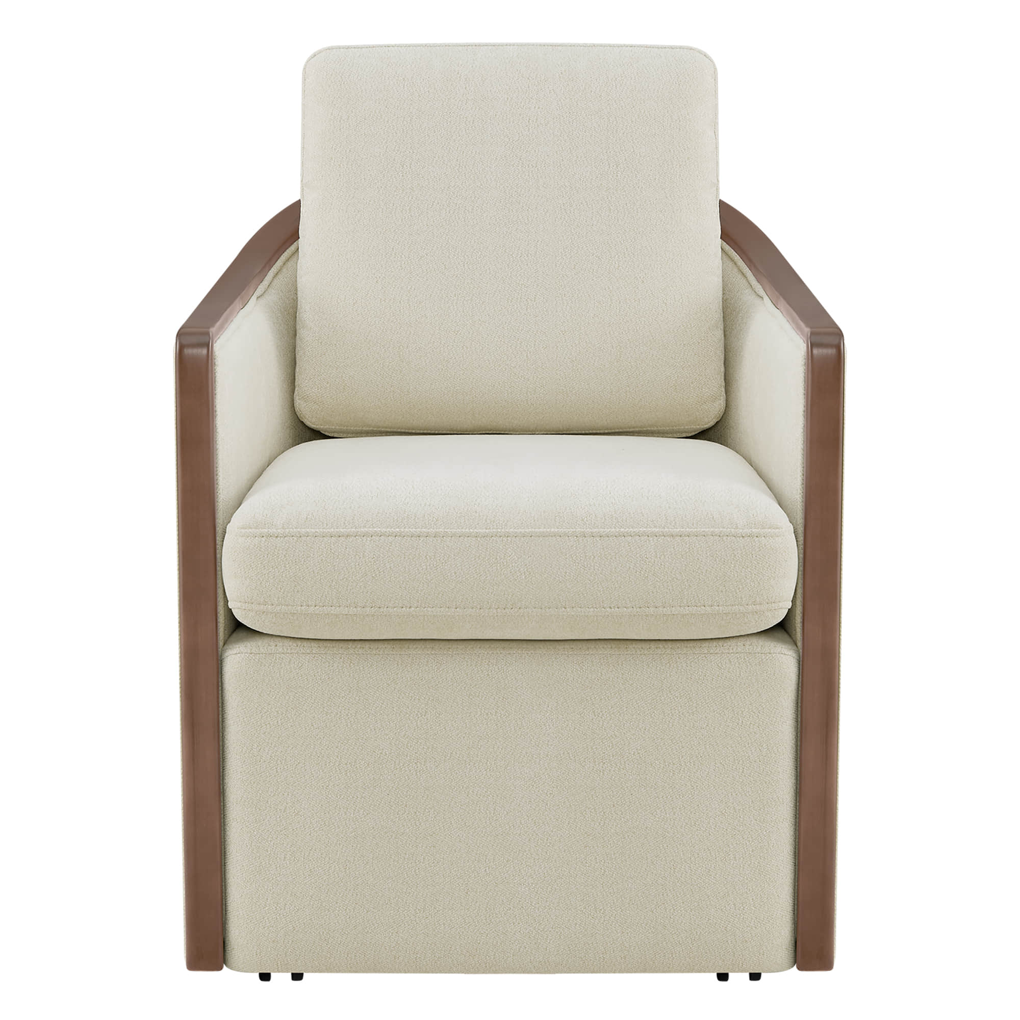 Talia Performance Boucle Rolling Dining Chair (Set of 2) - Image 16